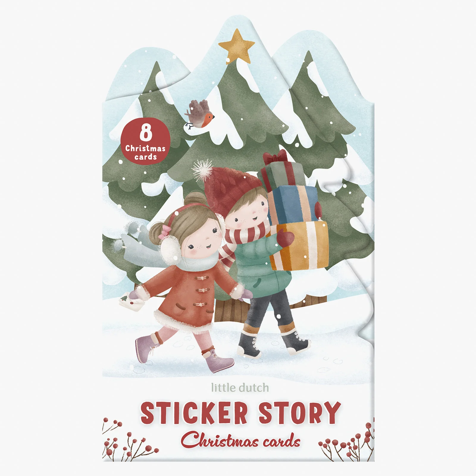 Little Dutch Christmas Sticker Story