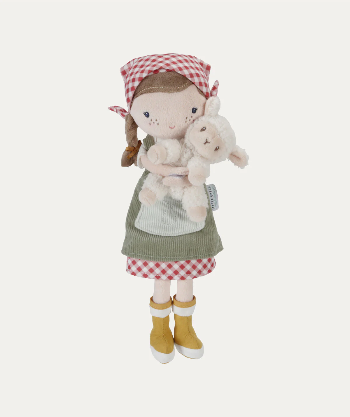 Little Dutch Cuddle Doll Farmer Rosa with Sheep 35cm - Image 3
