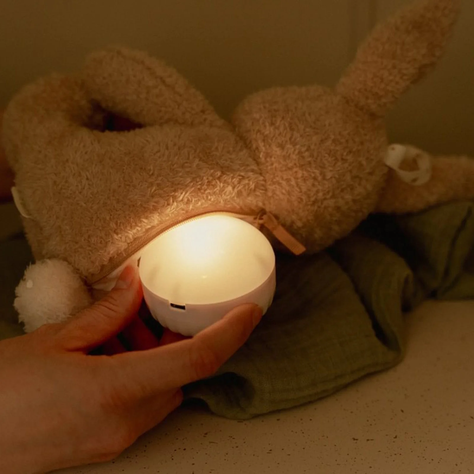 Little Dutch Cuddle Light & Sound Nightlight - Bunny - Image 3