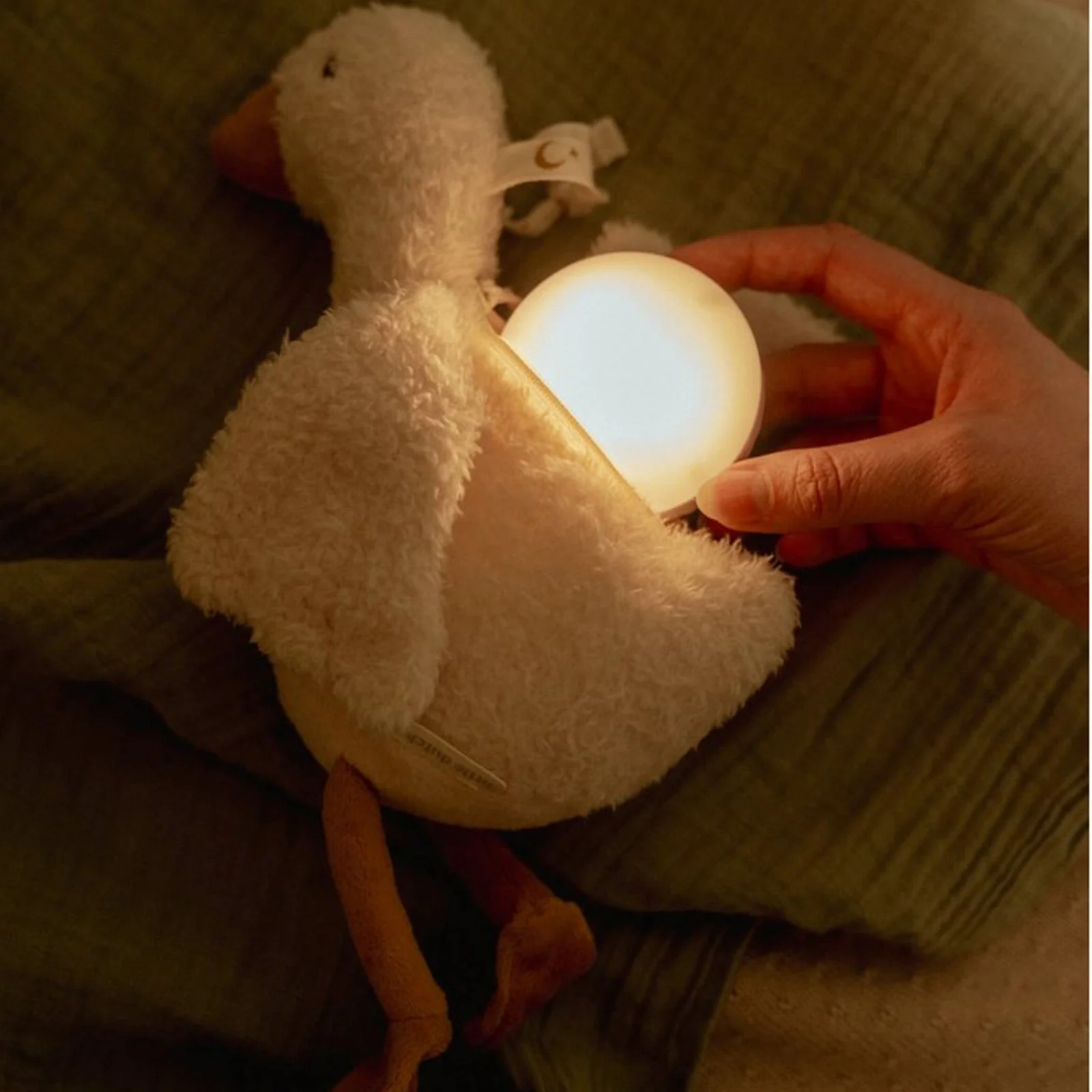Little Dutch Cuddle Light & Sound Nightlight - Goose - Image 3