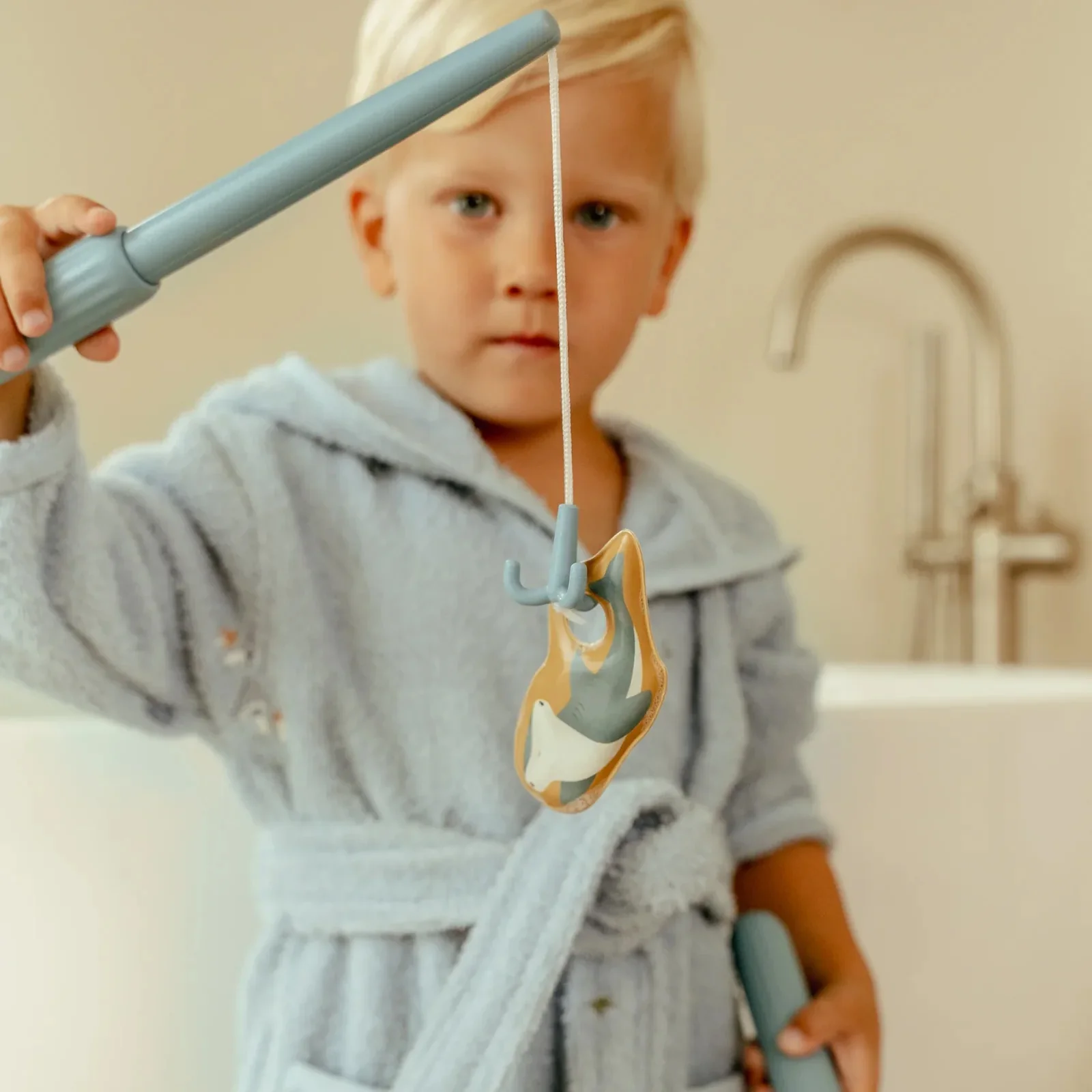 Little Dutch Fishing Game - Blue - Image 2