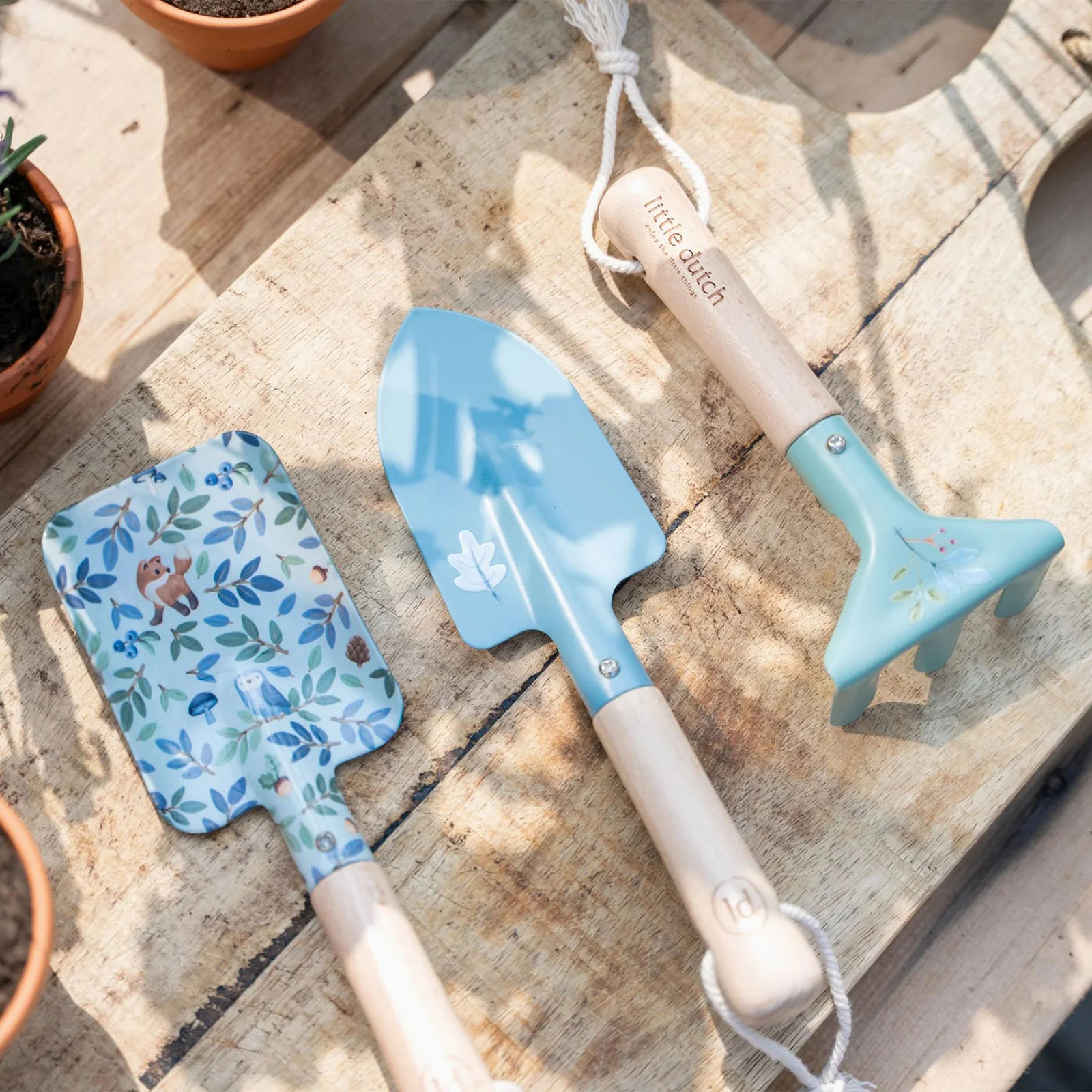 Little Dutch Garden Tools Set - Forest Friends