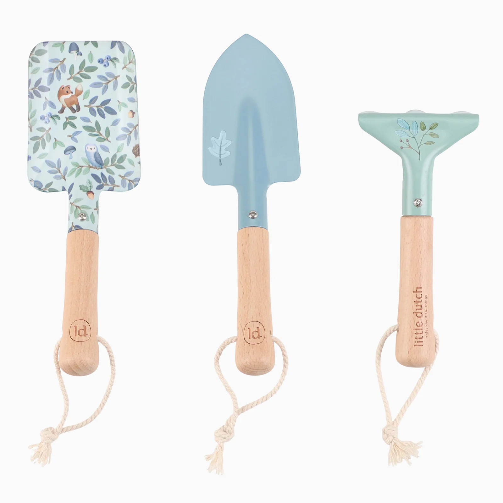 Little Dutch Garden Tools Set - Forest Friends - Image 2