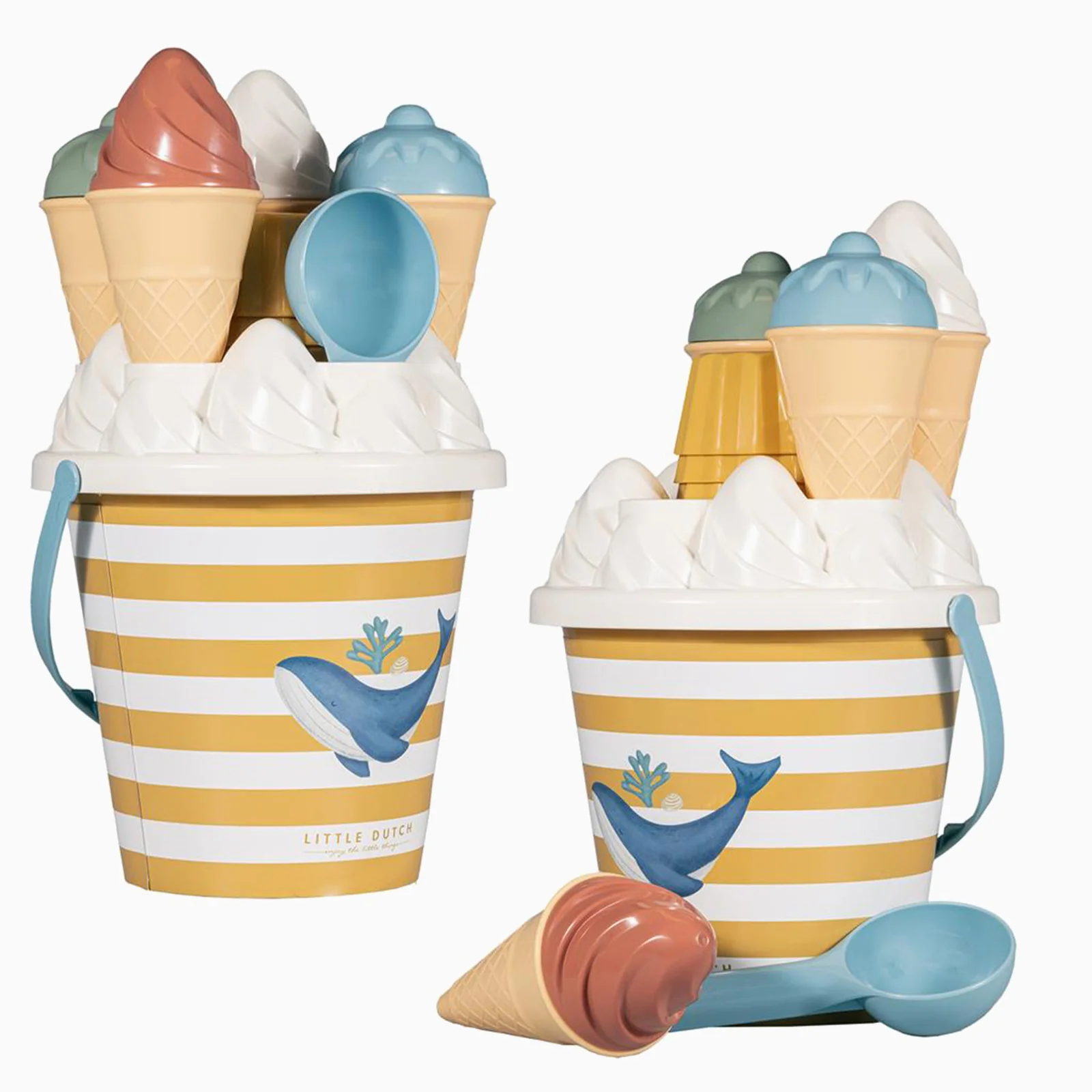 Little Dutch Ice Cream Bucket - Blue - Image 4