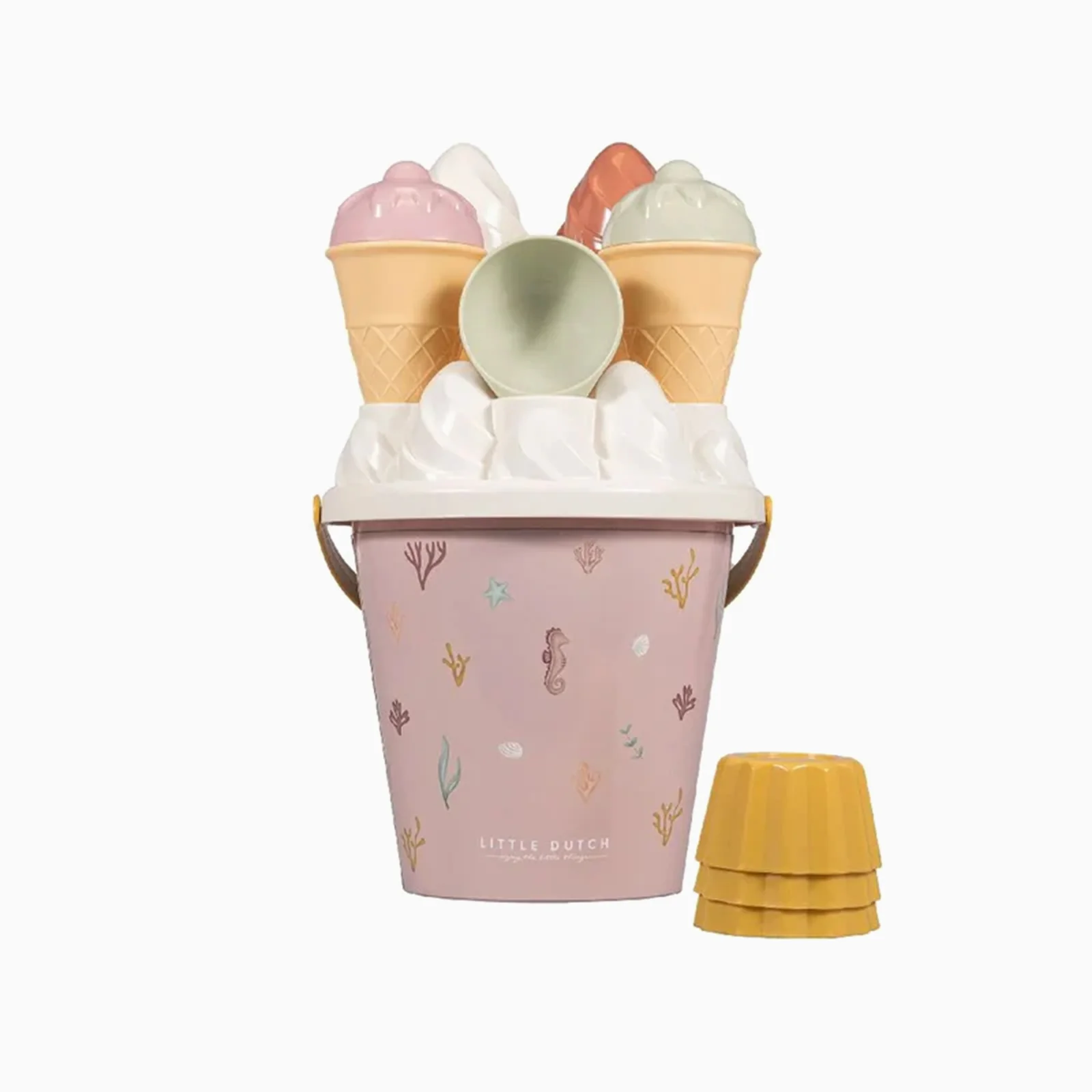 Little Dutch Ice Cream Bucket - Pink - Image 5