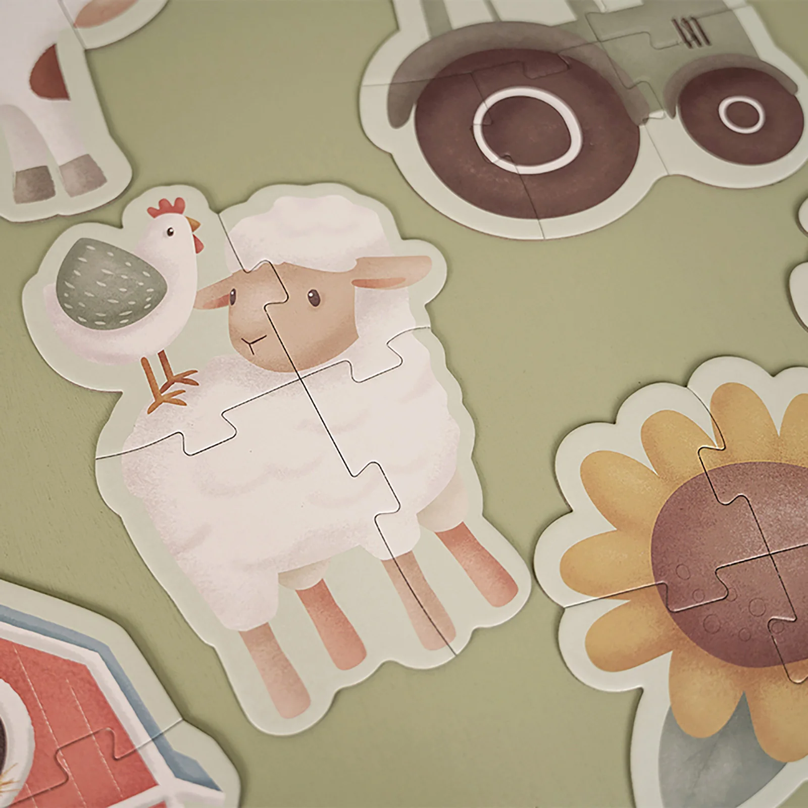 Little Dutch Little Farm 6-in-1 Puzzles - Image 3