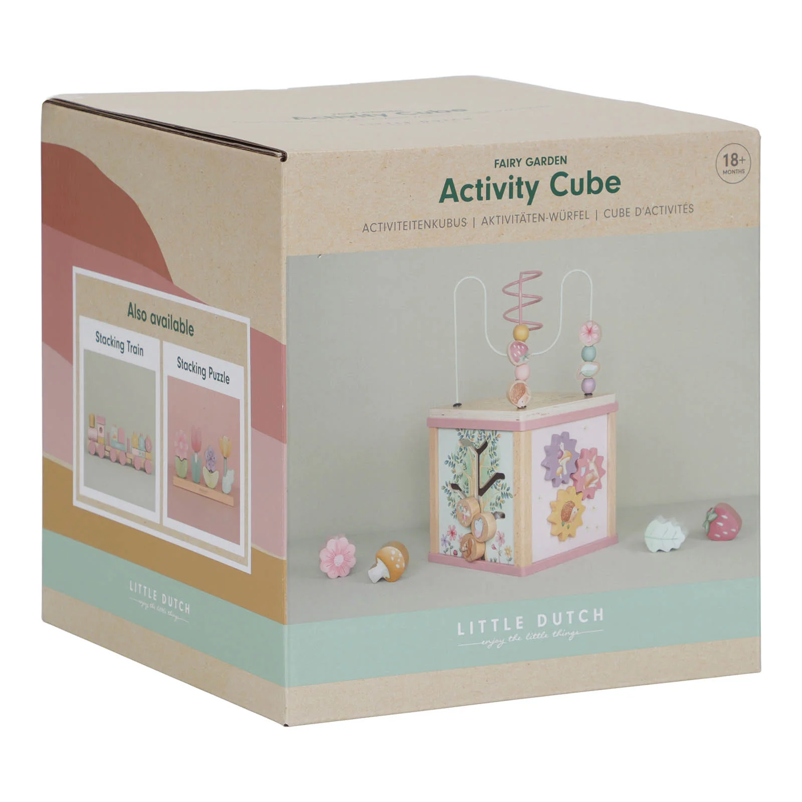 Little Dutch Activity Cube - Pink Fairy Garden - Image 11