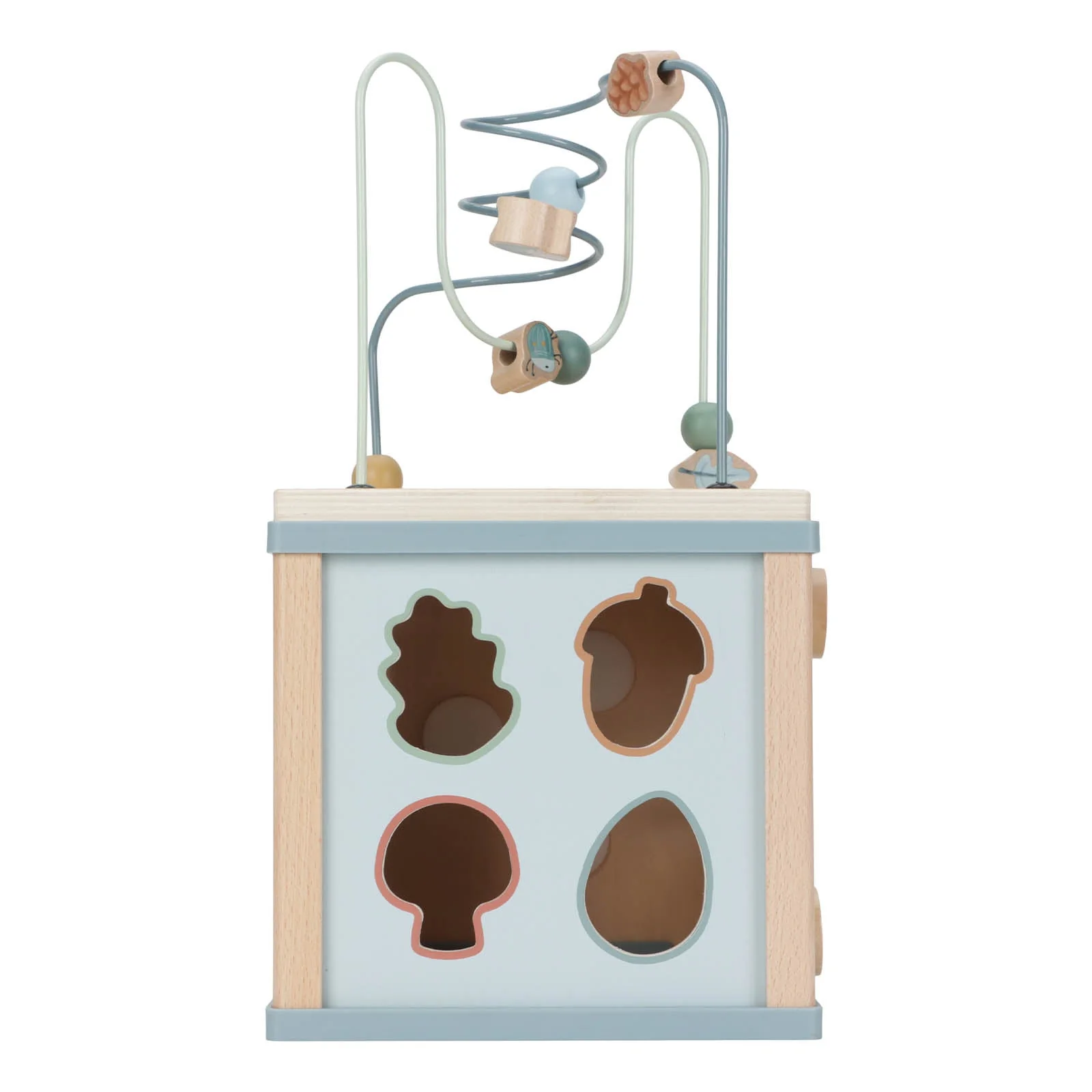 Little Dutch Activity Cube - Blue Forest Friends - Image 2
