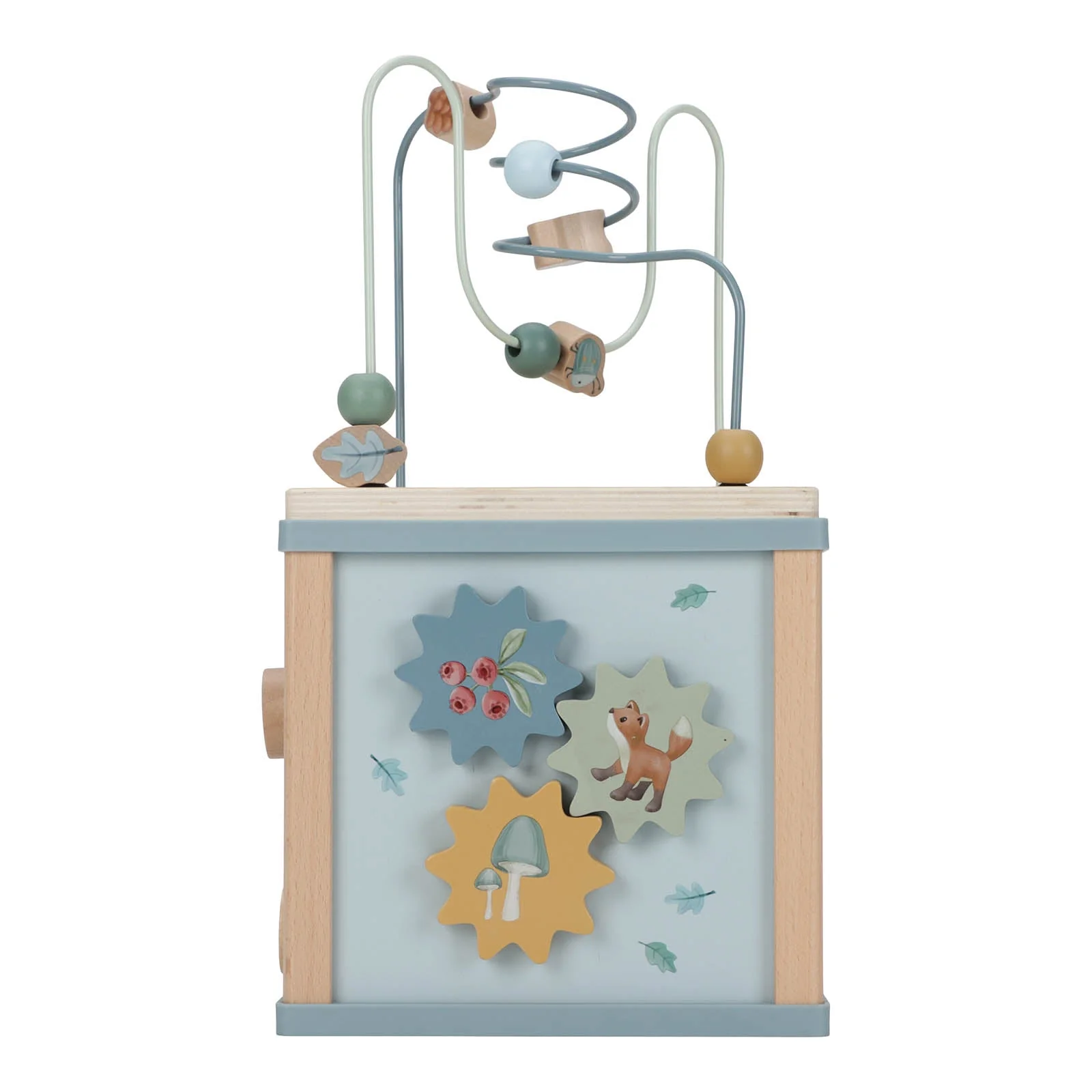 Little Dutch Activity Cube - Blue Forest Friends - Image 3