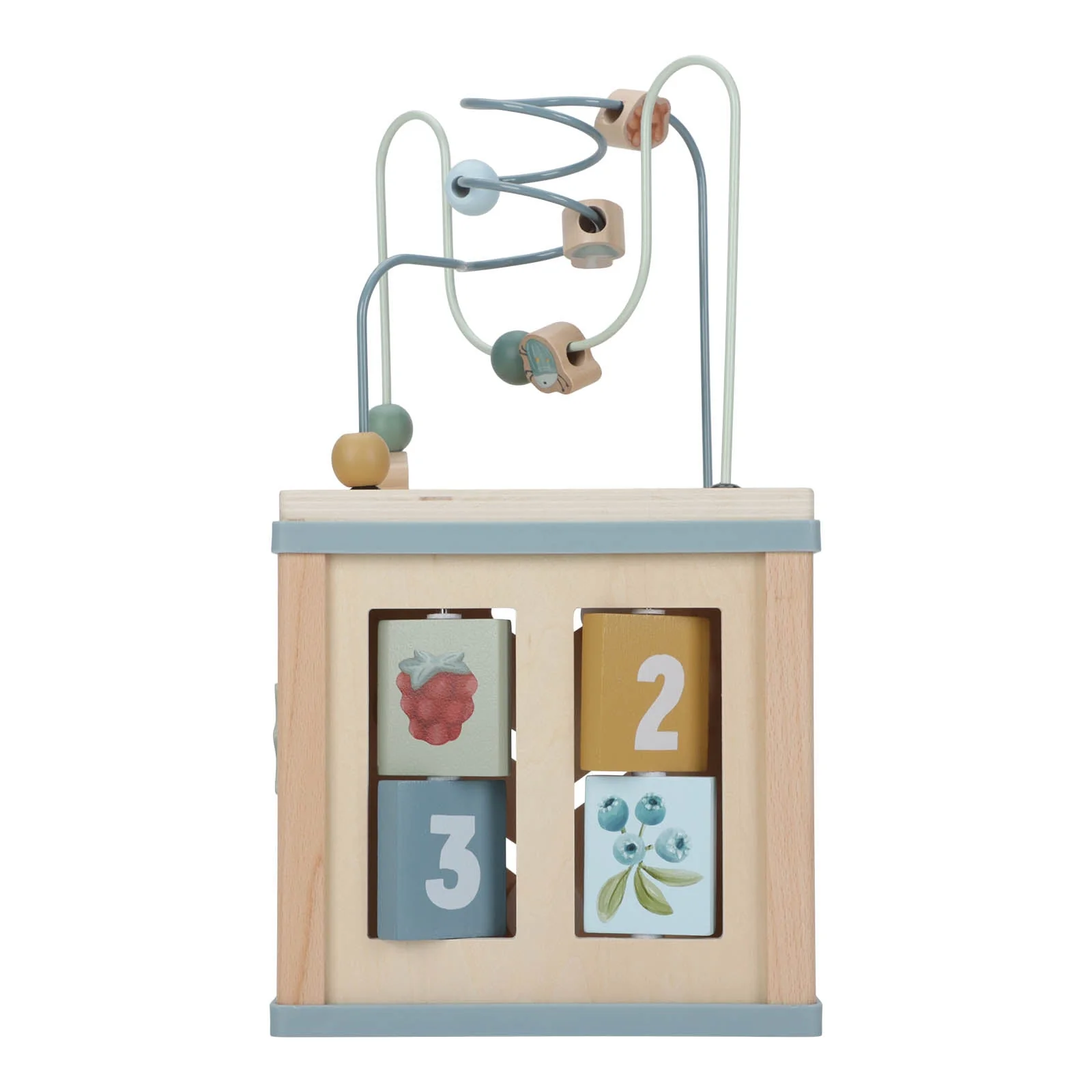 Little Dutch Activity Cube - Blue Forest Friends - Image 4
