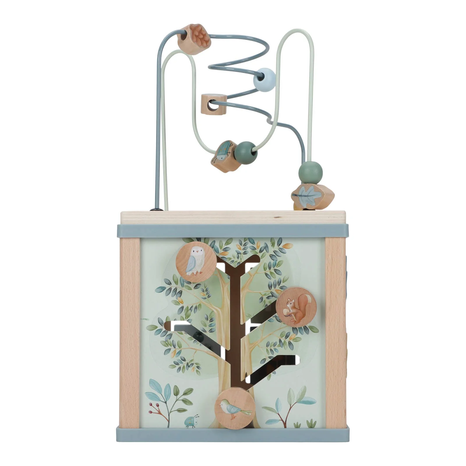 Little Dutch Activity Cube - Blue Forest Friends - Image 7