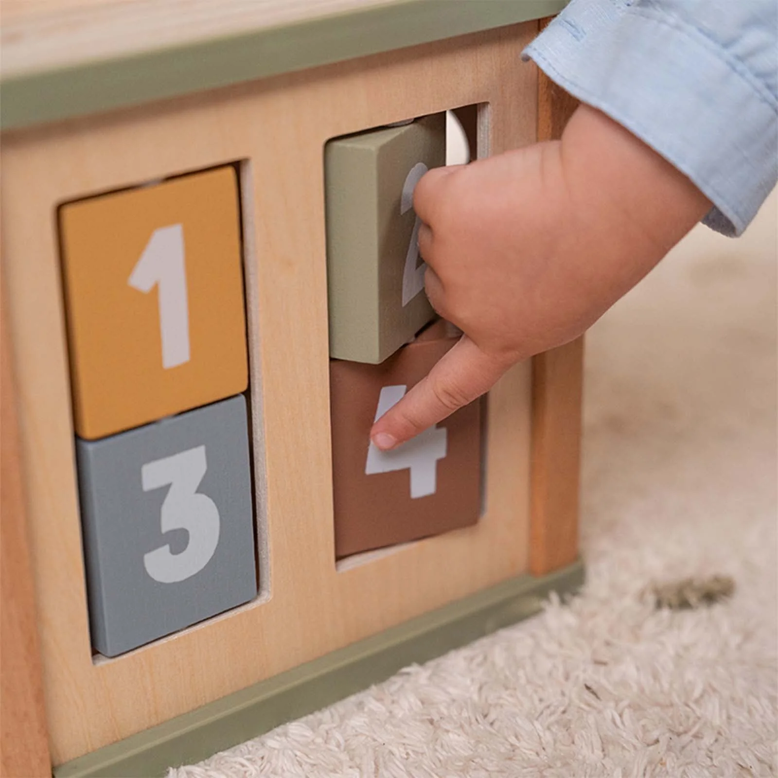 Little Dutch Activity Cube - Green - Image 3