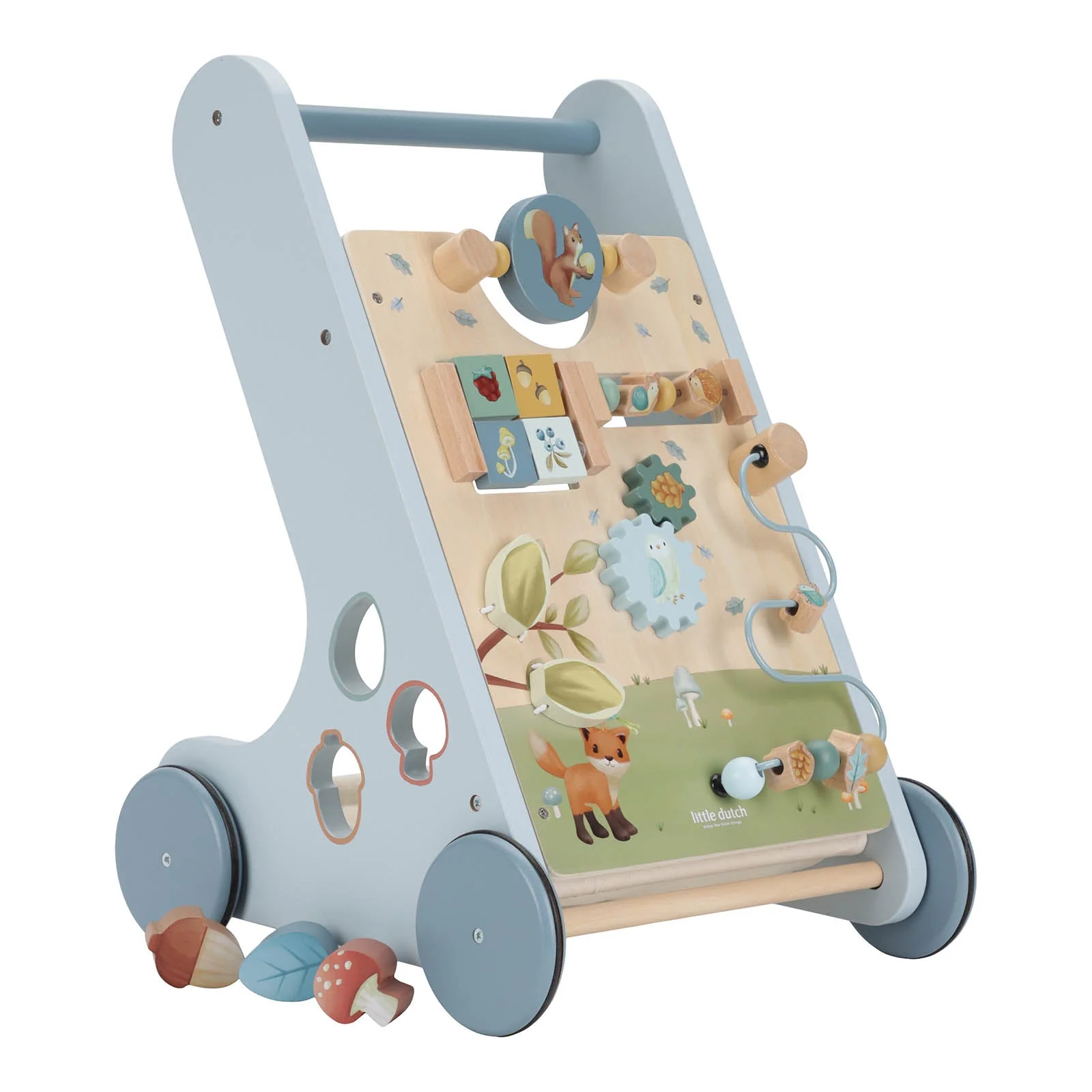 Little Dutch Activity Walker - Blue Forest Friends - Image 2