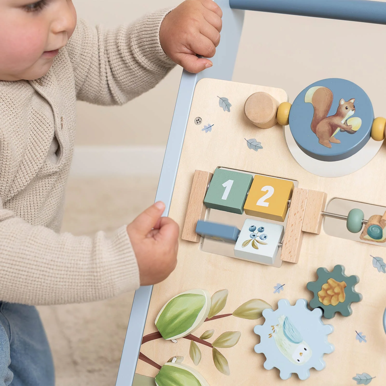 Little Dutch Activity Walker - Blue Forest Friends - Image 4