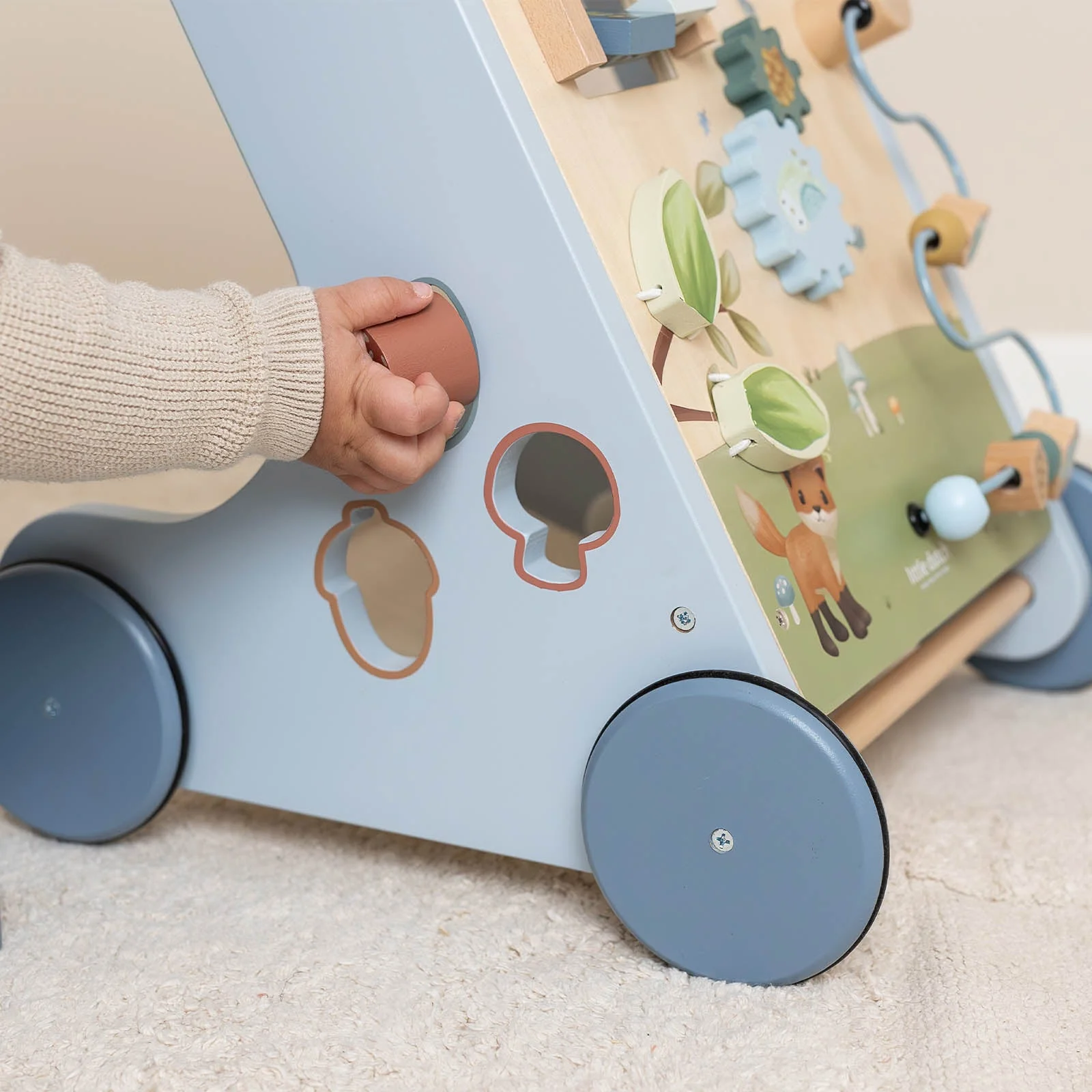 Little Dutch Activity Walker - Blue Forest Friends - Image 5