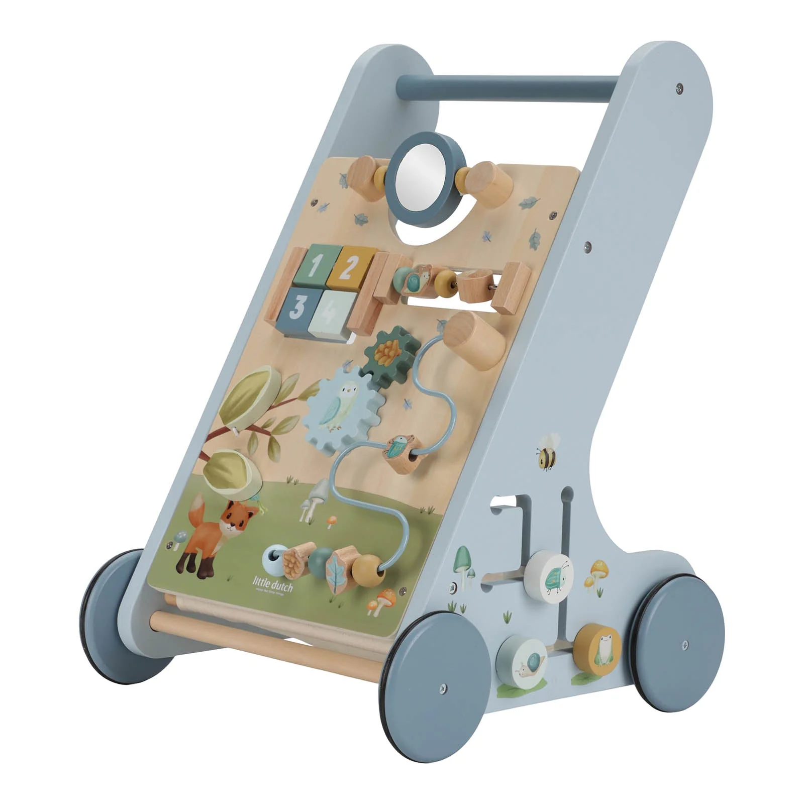 Little Dutch Activity Walker - Blue Forest Friends - Image 6