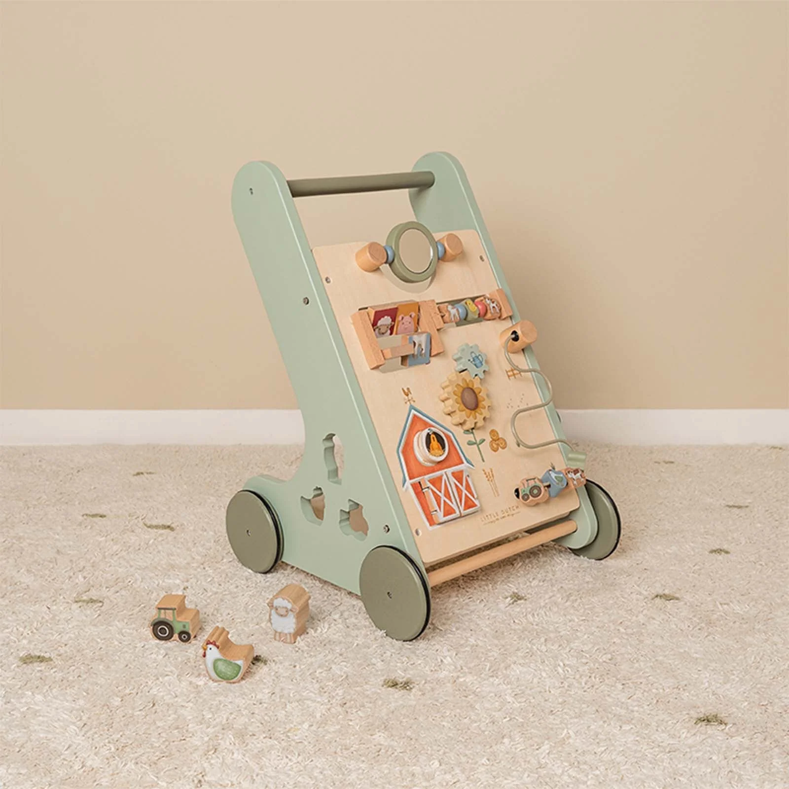 Little Dutch Activity Walker - Green - Image 4