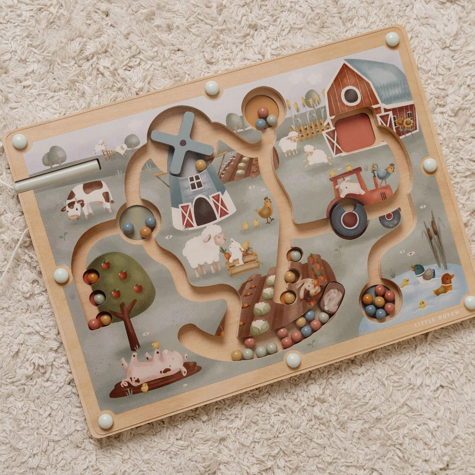 Little Dutch Little Farm Magnetic Labyrinth