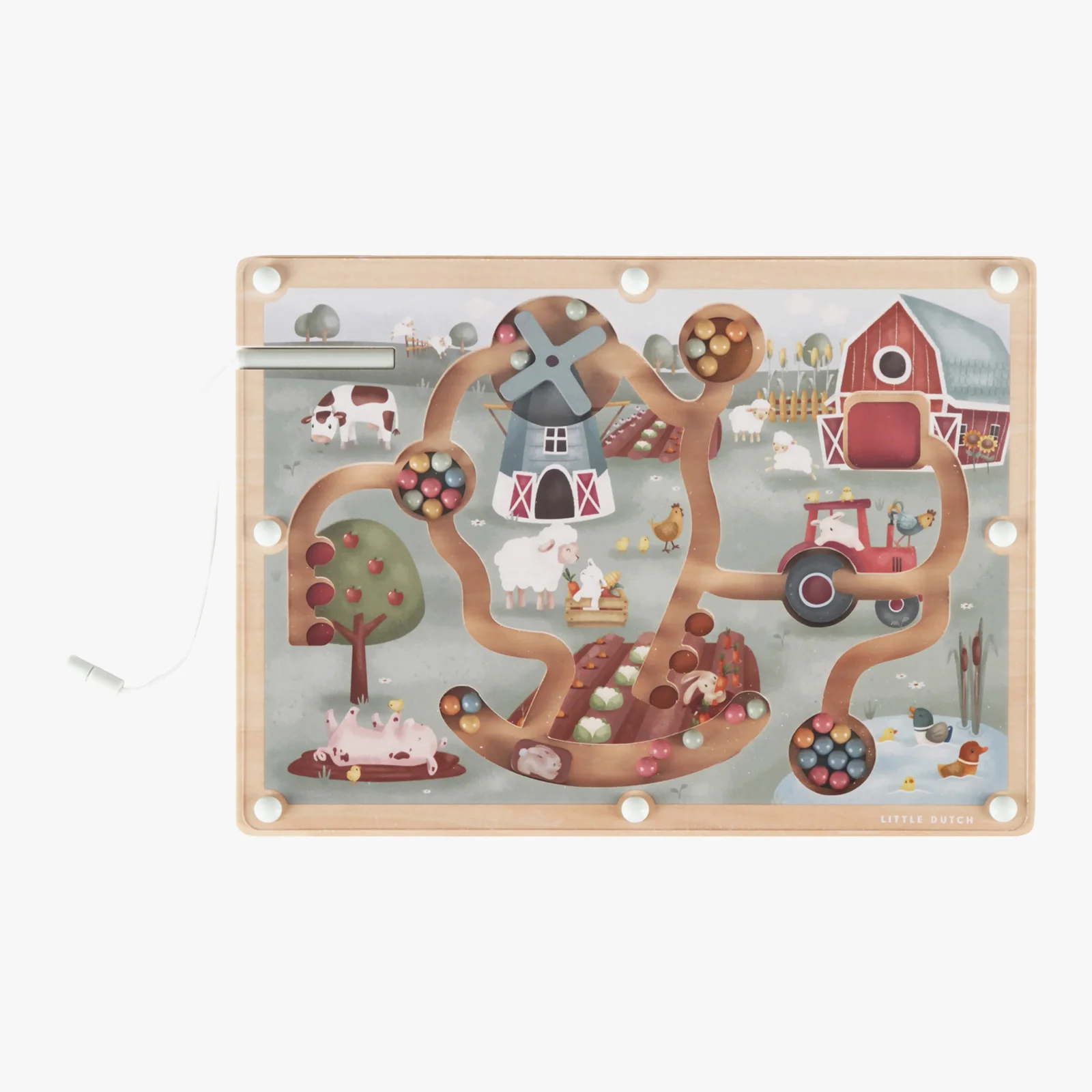 Little Dutch Little Farm Magnetic Labyrinth - Image 2