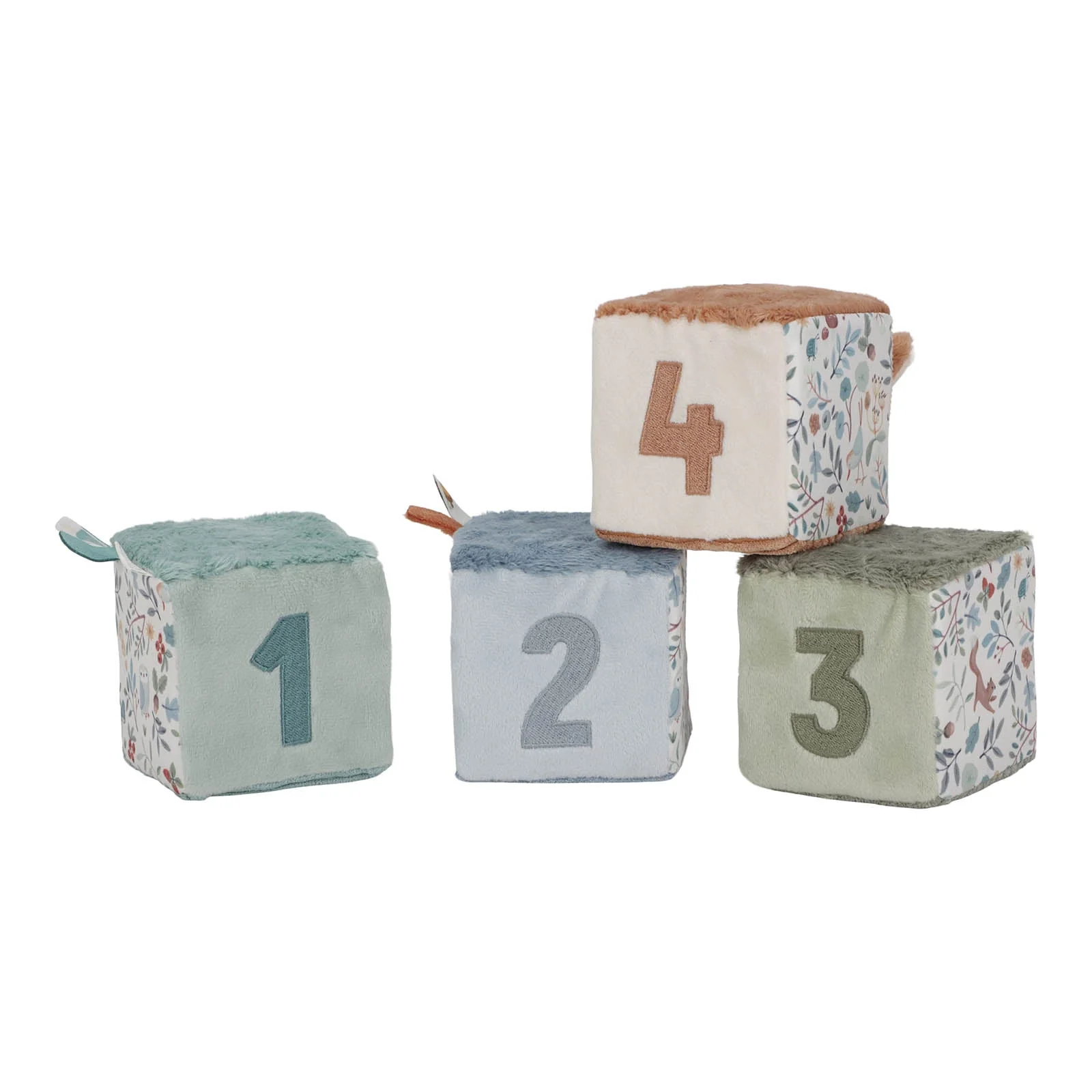 Little Dutch Soft Cube Set - Blue Forest Friend - Image 5