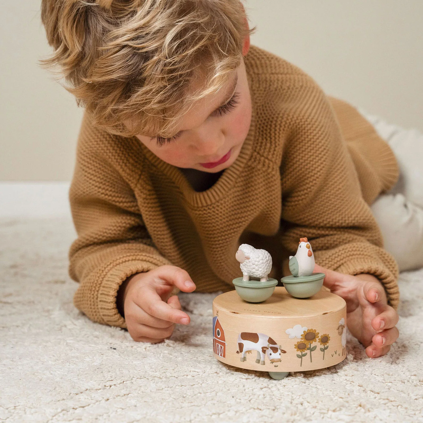 Little Dutch Little Farm Wooden Music Box - Image 2