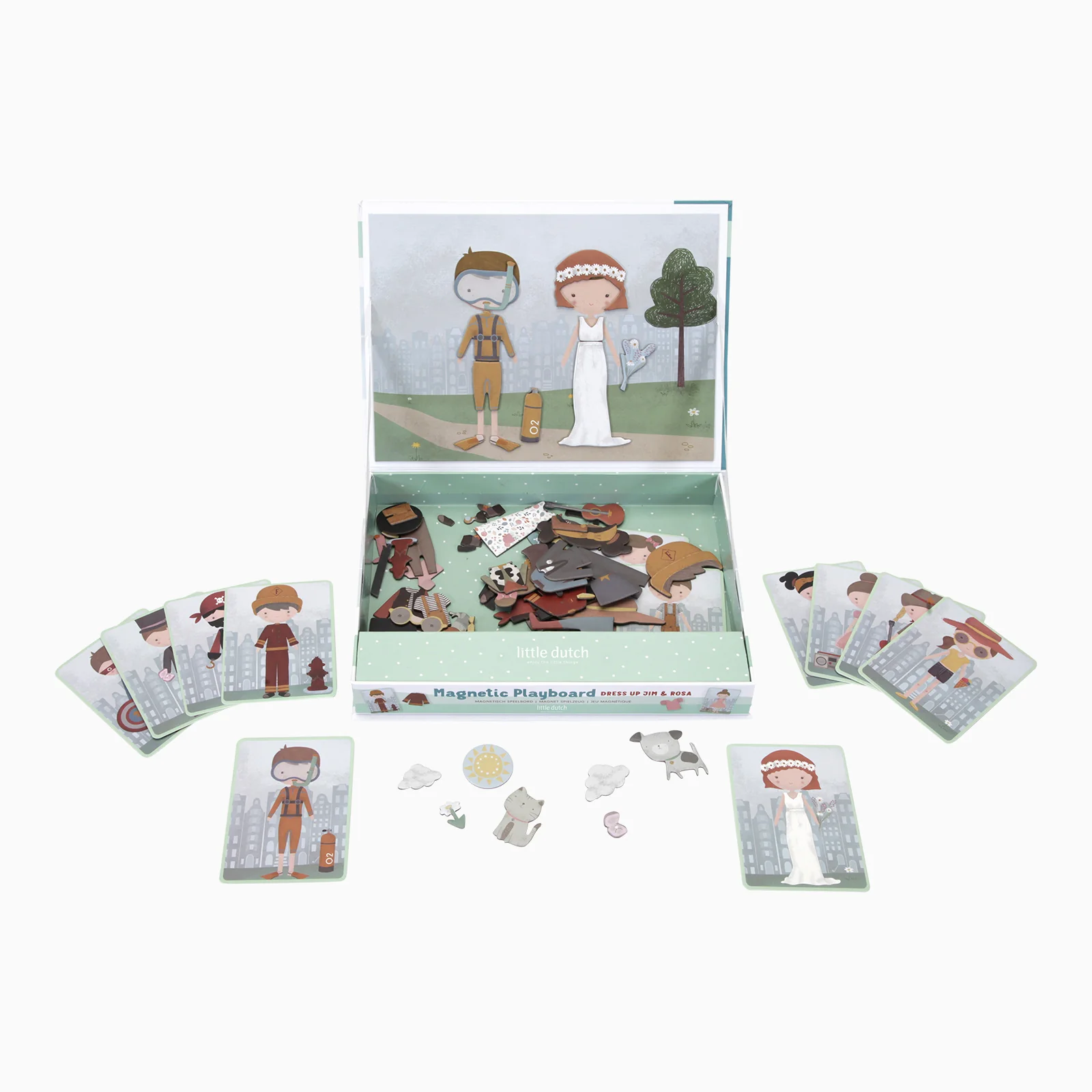 Little Dutch Magnetic Playboard Jim & Rosa - Image 2
