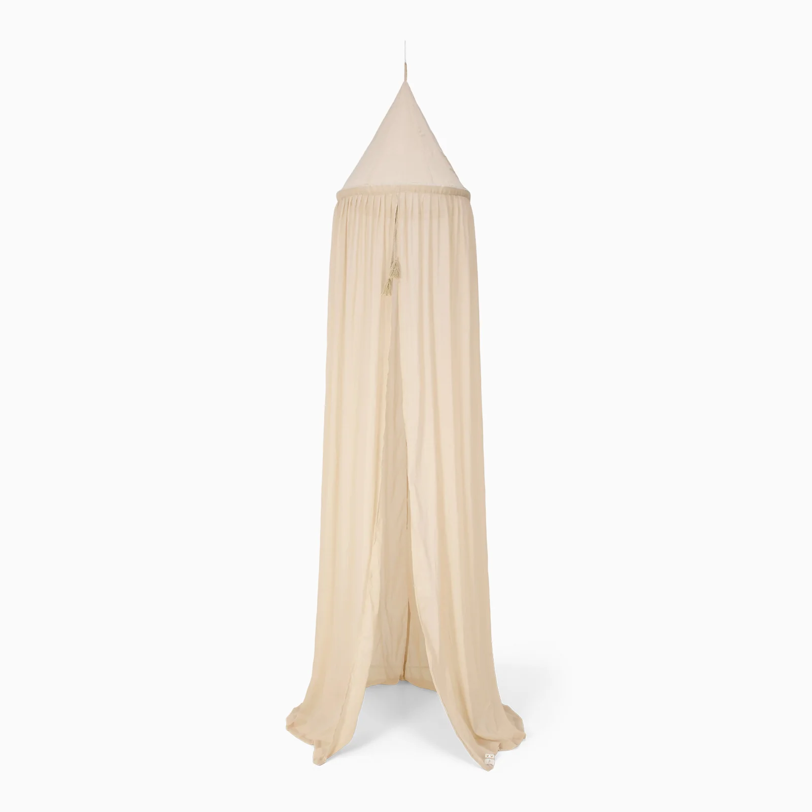 Little Dutch Muslin Bed Canopy - Soft Beige - Image 2