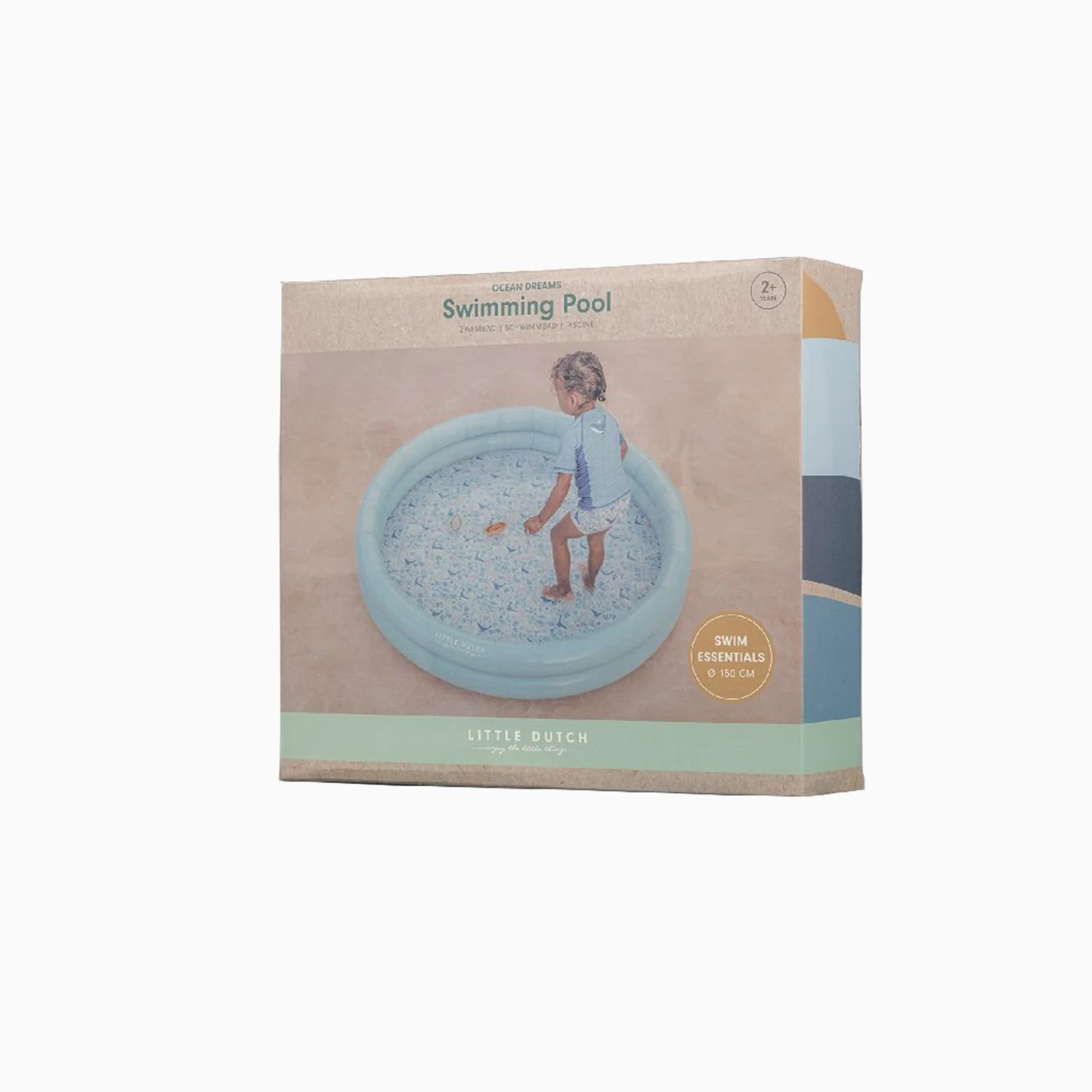 Little Dutch Paddling Pool - Blue - Image 3