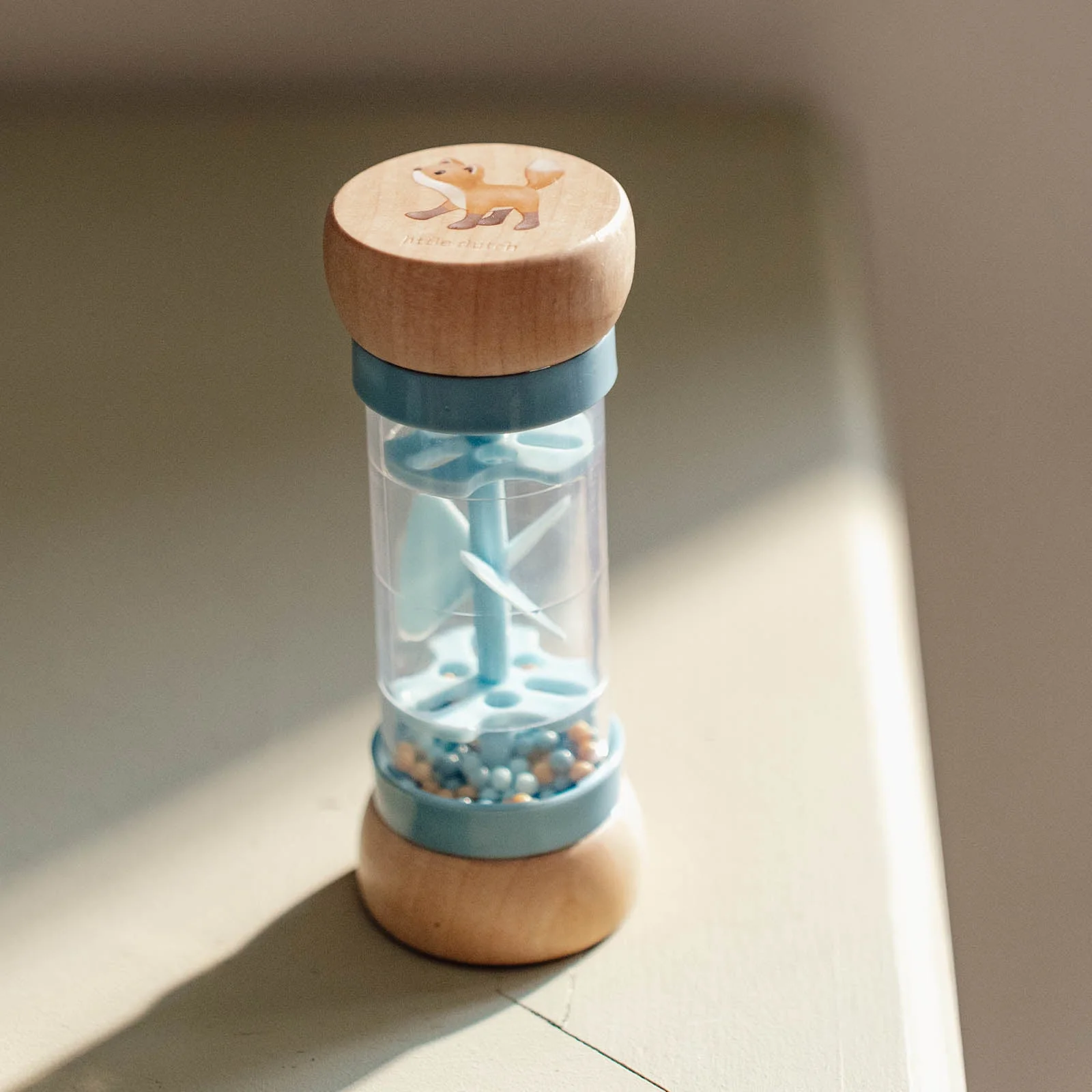 Little Dutch Rain Rattle - Blue Forest Friends - Image 3