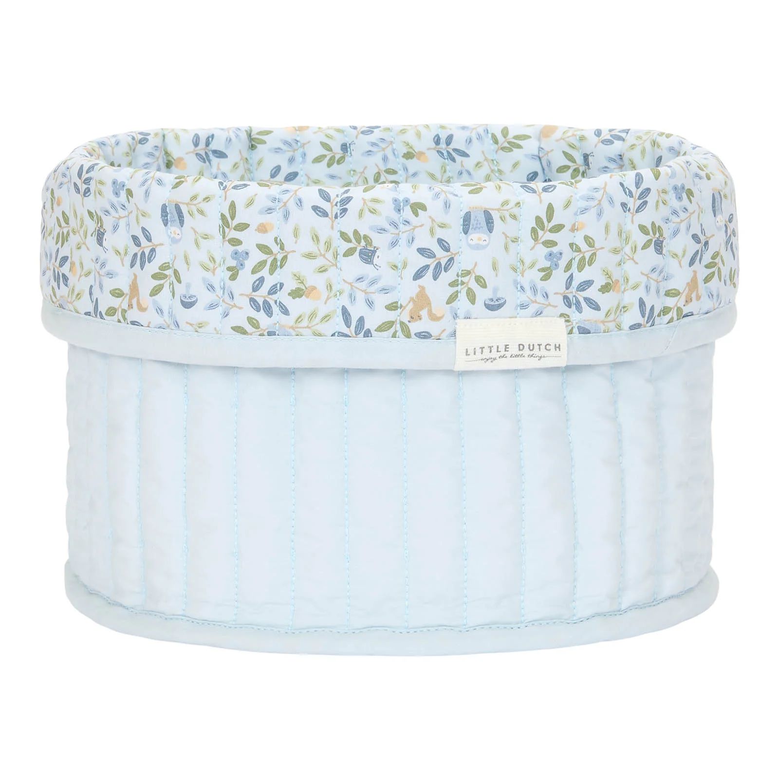 Little Dutch Reversible Quilted Storage Basket - Image 3