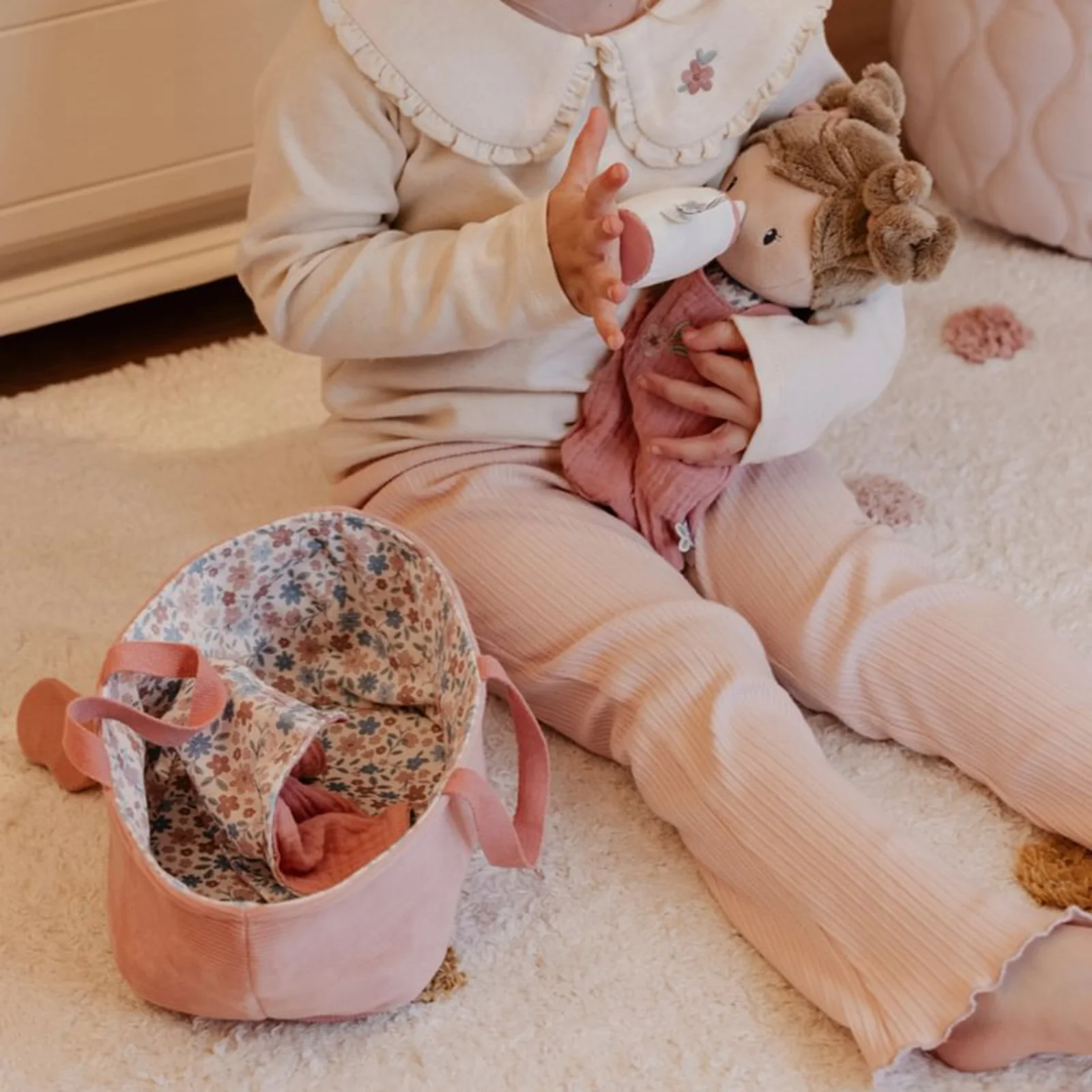 Little Dutch Rosa Baby Doll In Carry Cot - Image 3