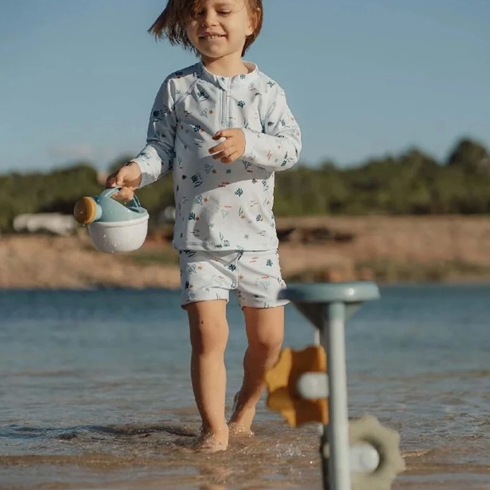 Little Dutch Sand and Watermill - Blue