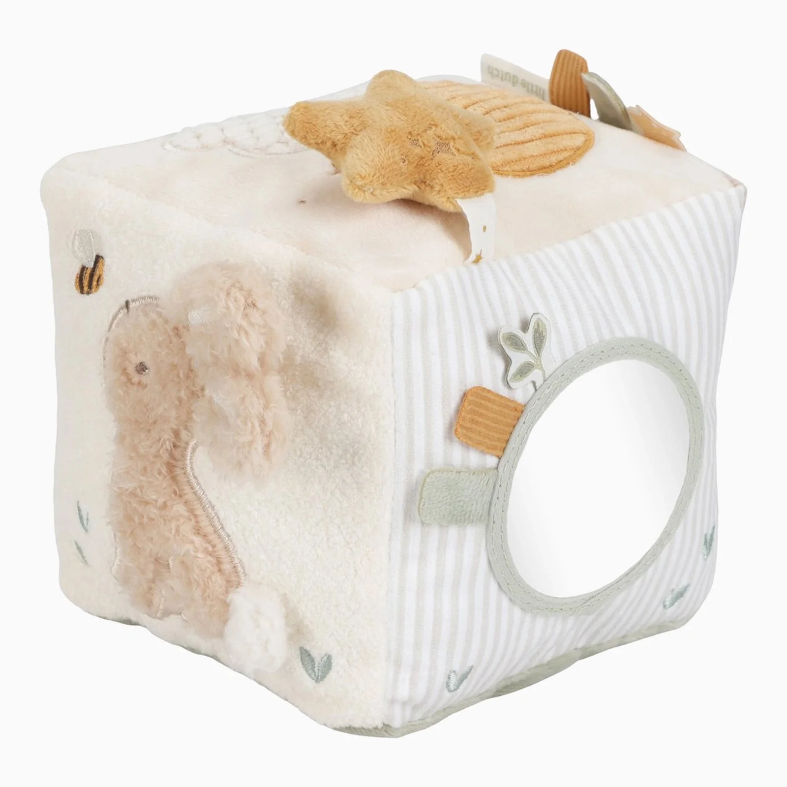Little Dutch Soft Activity Cube - Newborn Naturals - Image 2