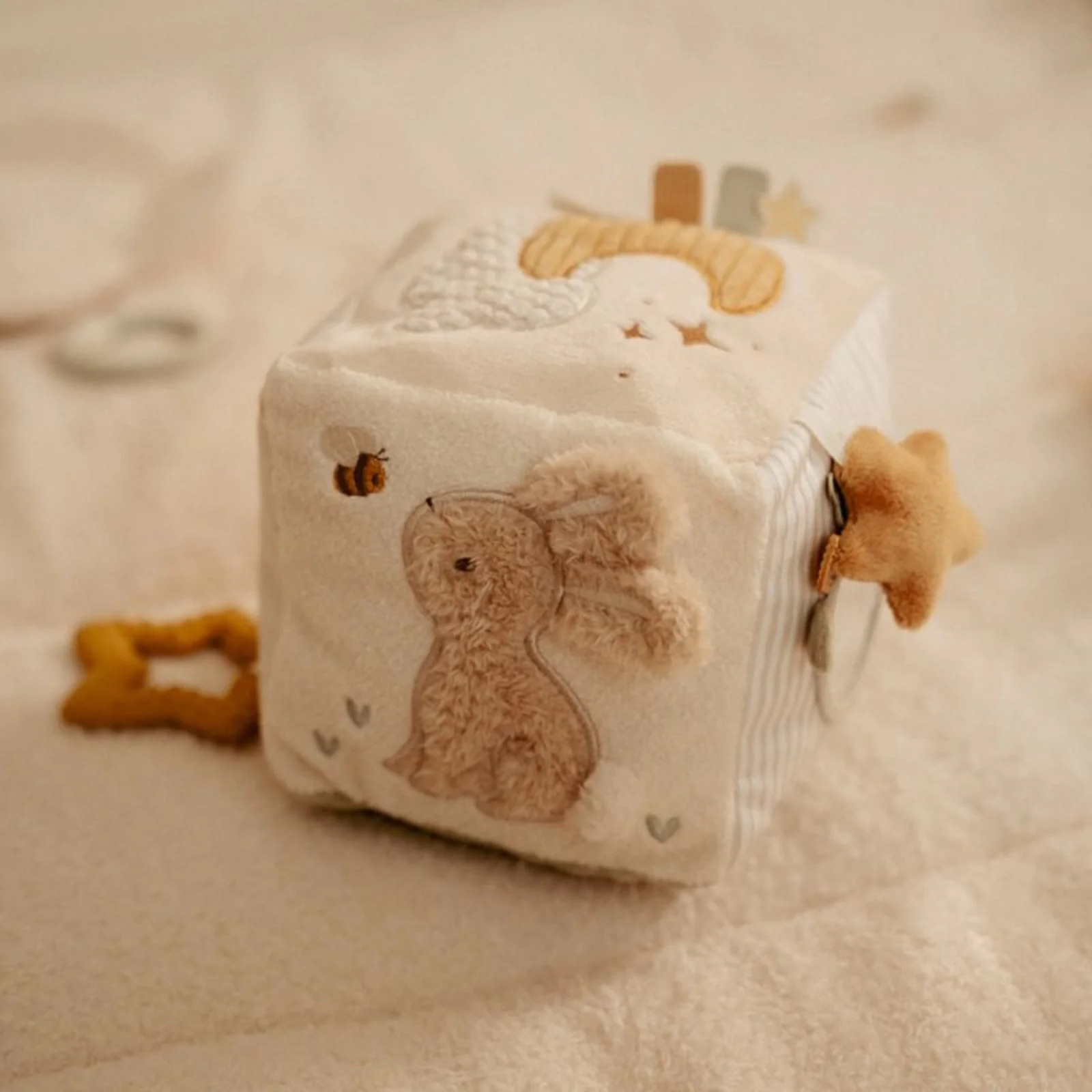 Little Dutch Soft Activity Cube - Newborn Naturals - Image 6