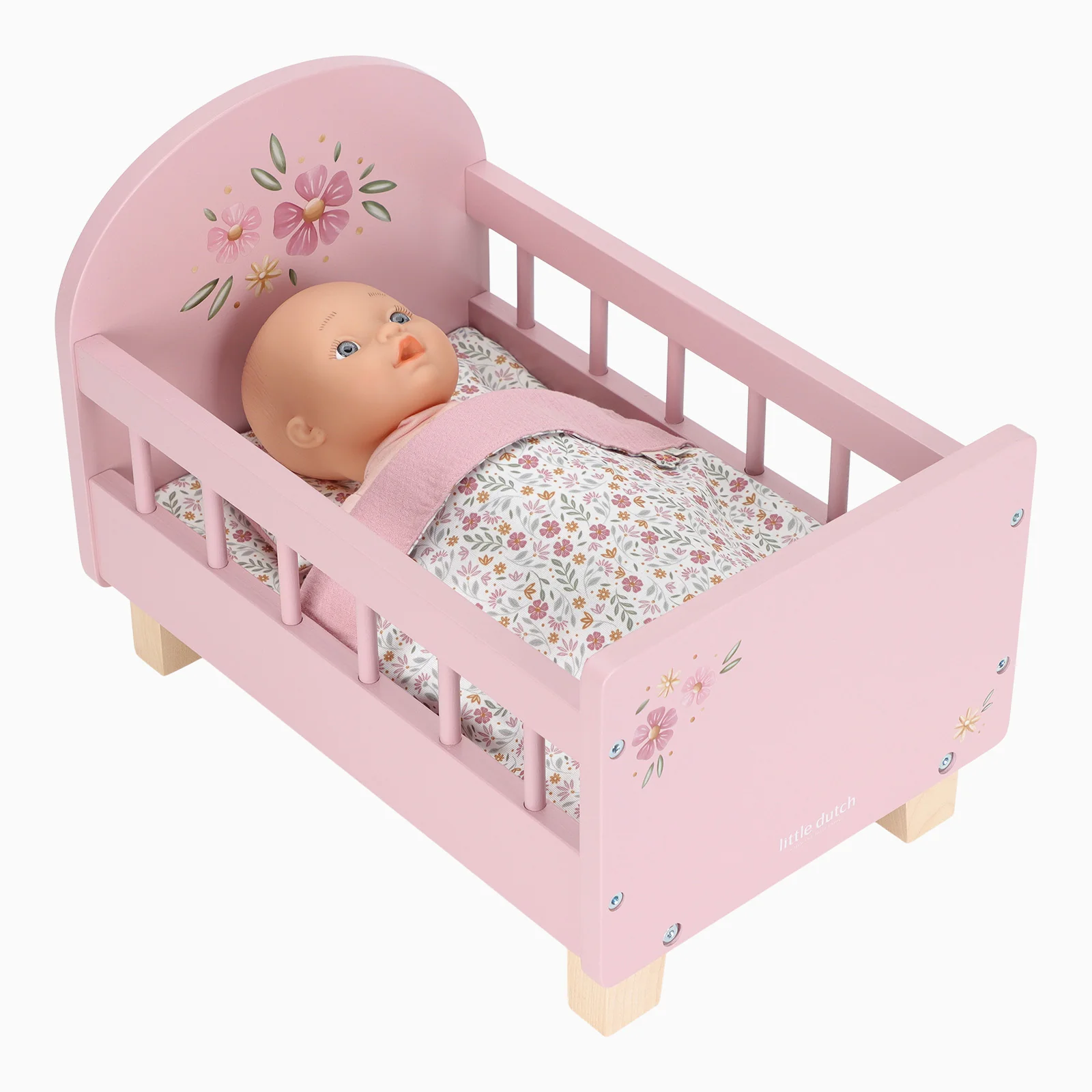 Little Dutch Wooden Doll Bed - Image 2