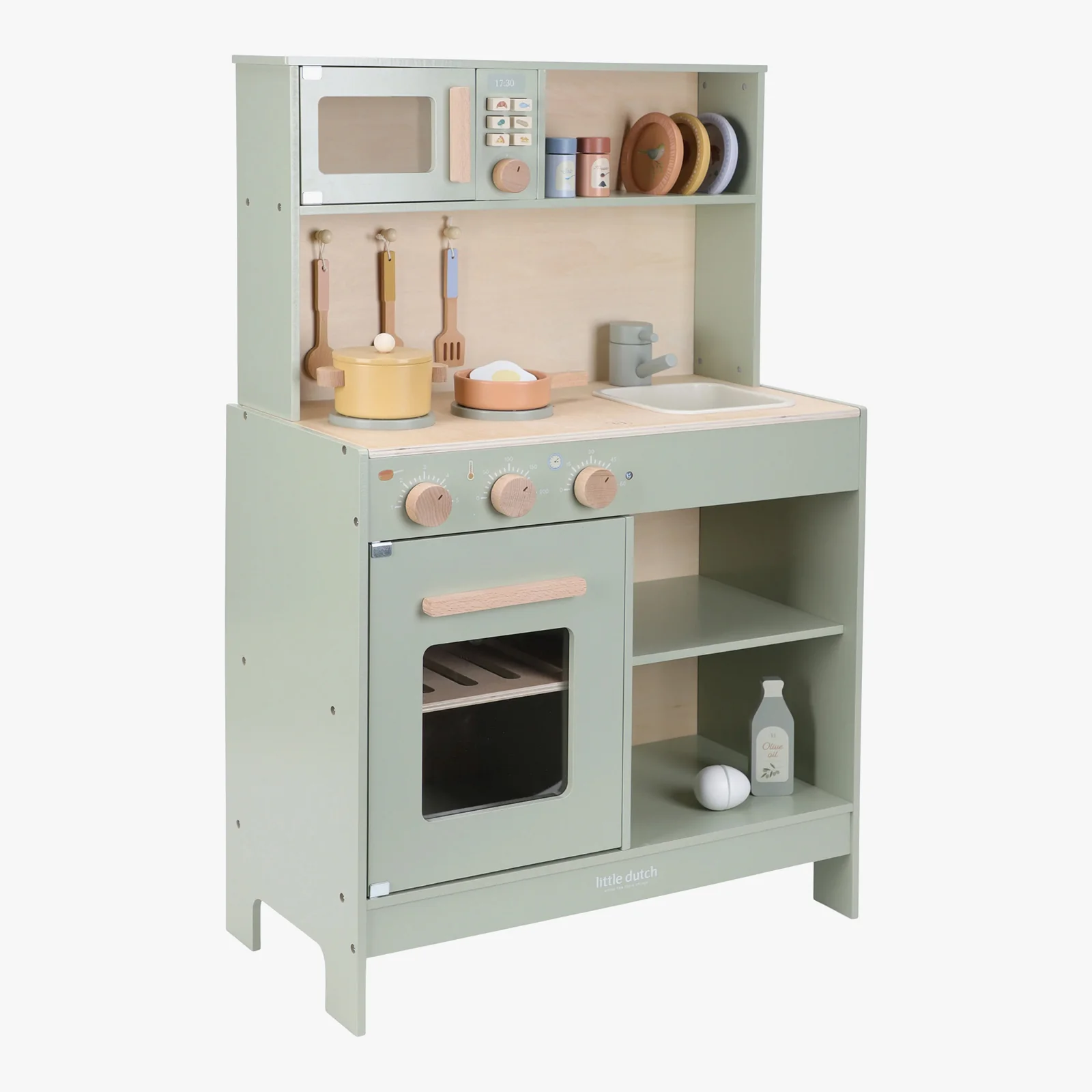 Little Dutch Wooden Mint Play Kitchen - Image 2