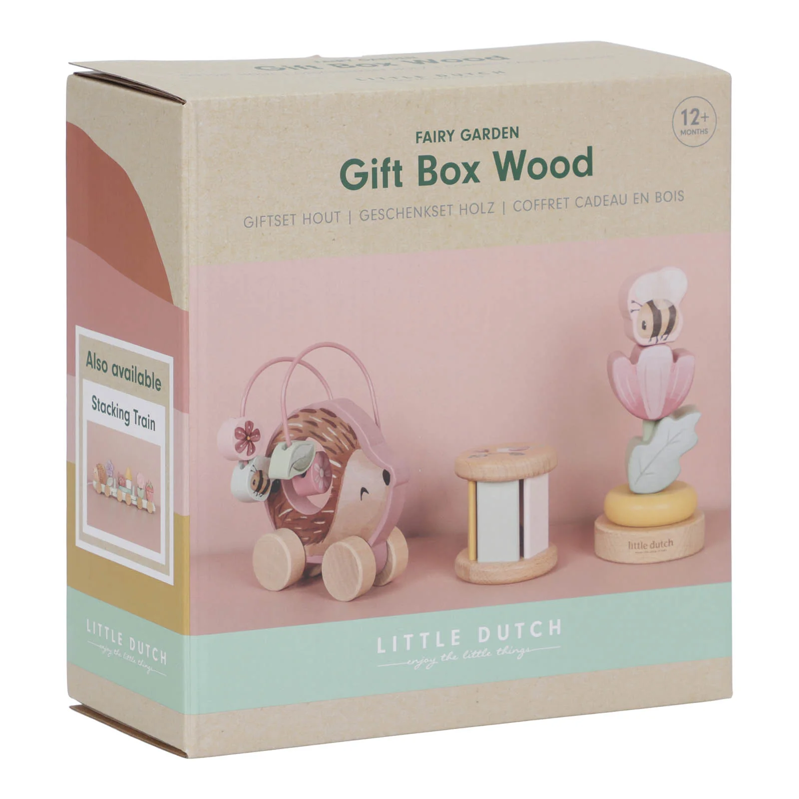 Little Dutch Wooden Toy Gift Box - Pink Fairy Garden - Image 3