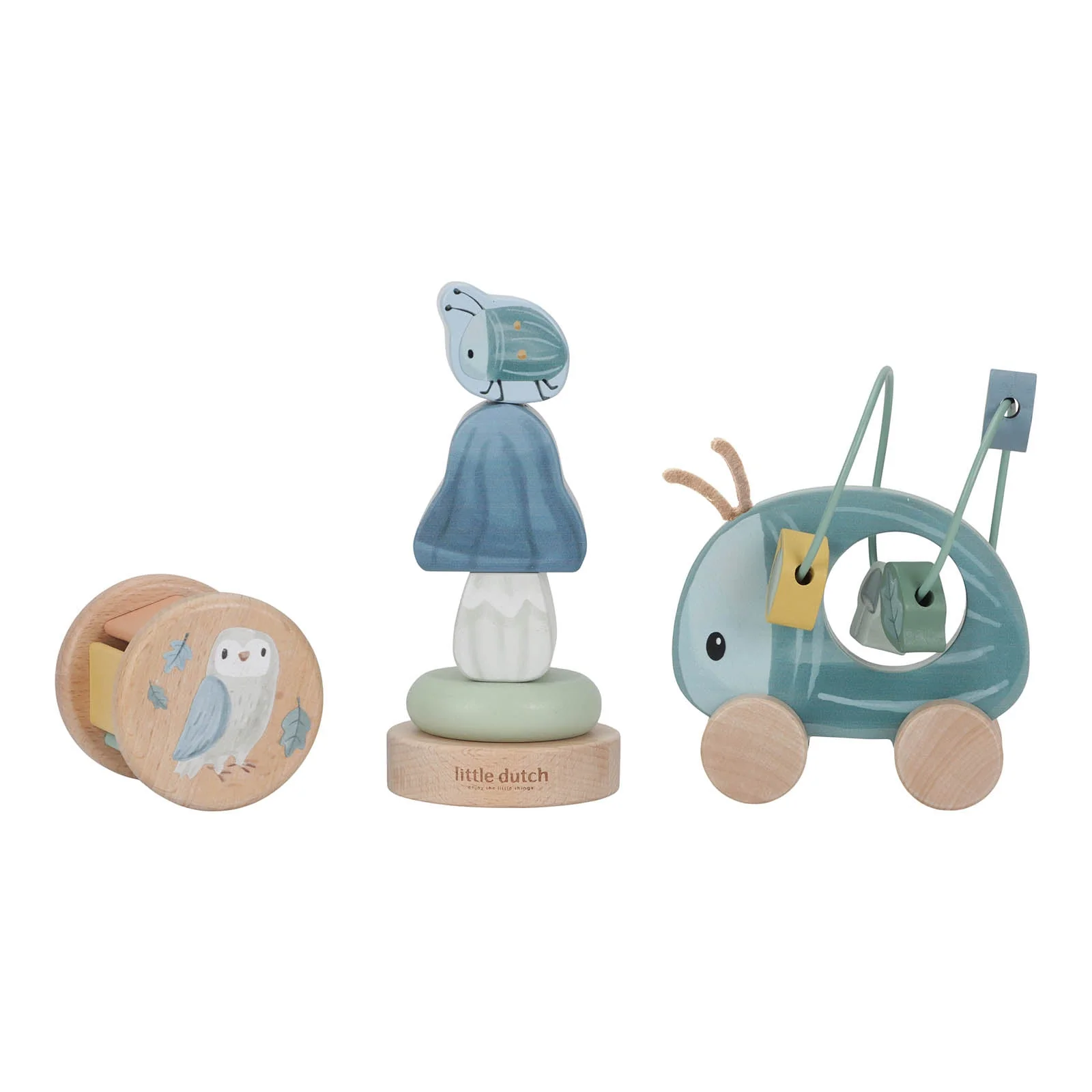 Little Dutch Wooden Toy Gift Box - Blue Forest Friends - Image 2