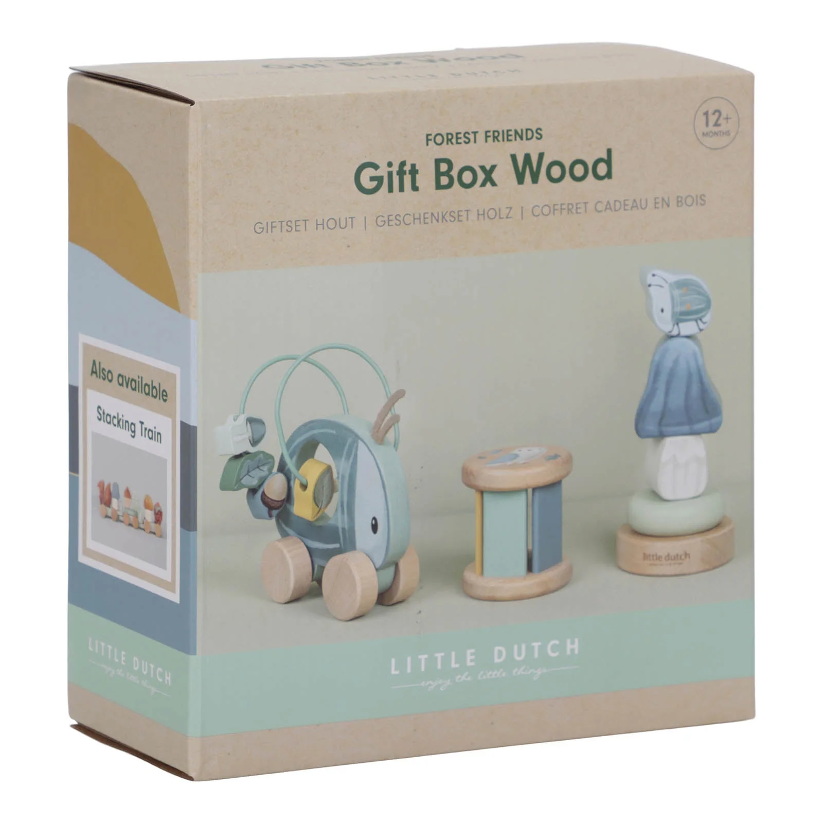 Little Dutch Wooden Toy Gift Box - Blue Forest Friends - Image 5