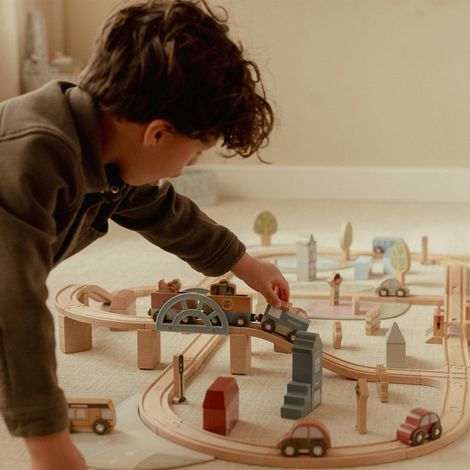 Little Dutch XL Train Track Set
