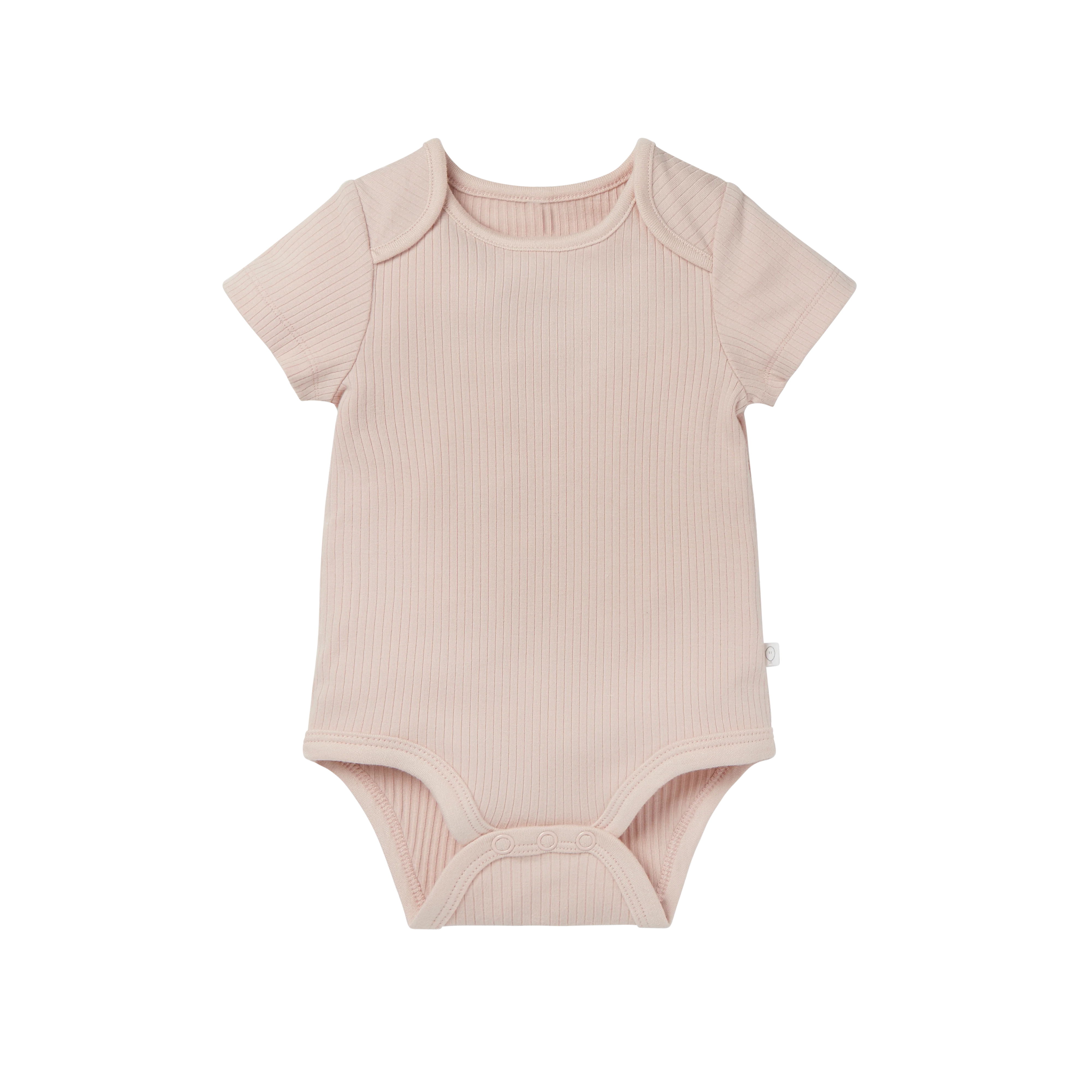 Little Fish and Ribbed Short Sleeve Bodysuit 2 Pack - Image 3