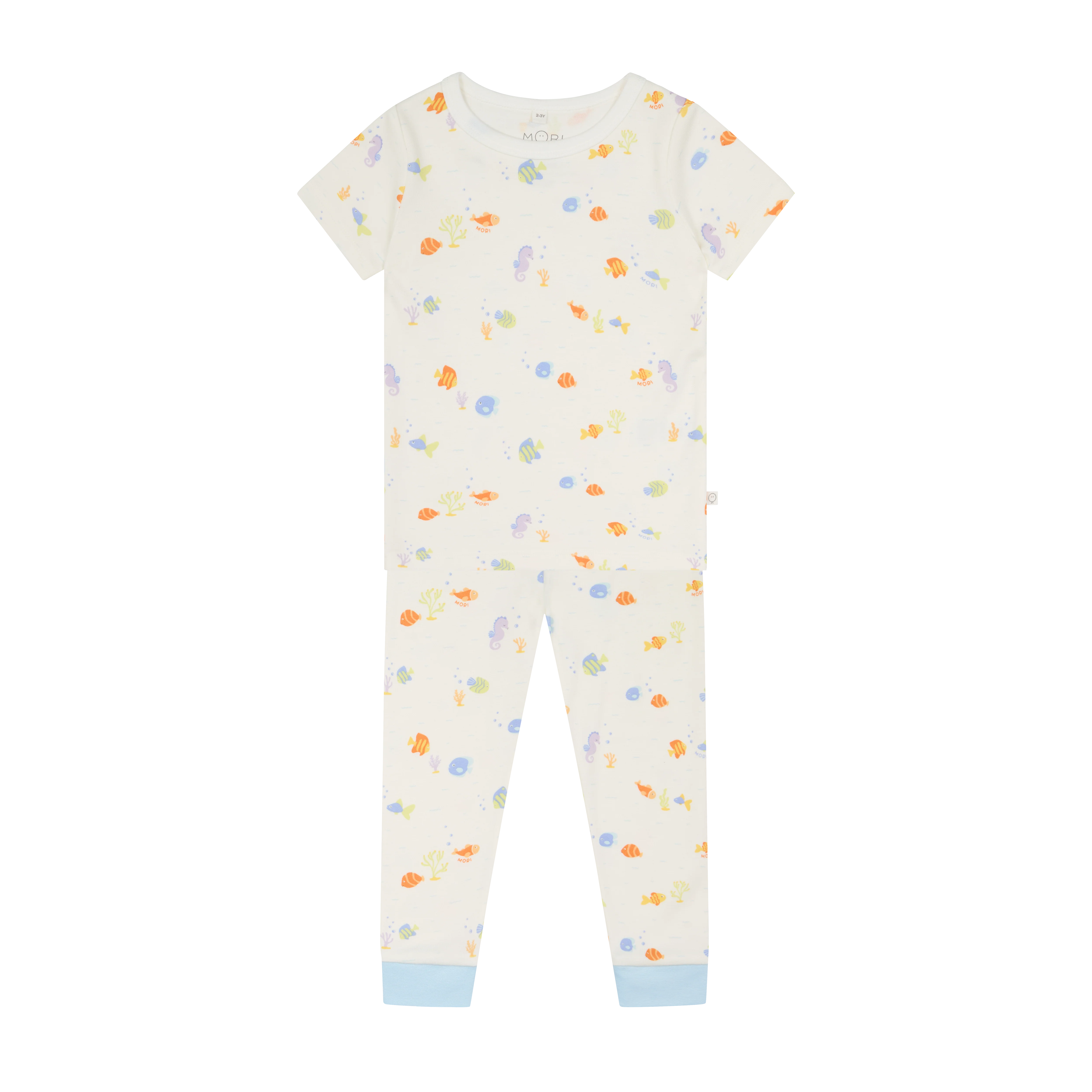 Little Fish Short Sleeve Pyjamas - Image 4