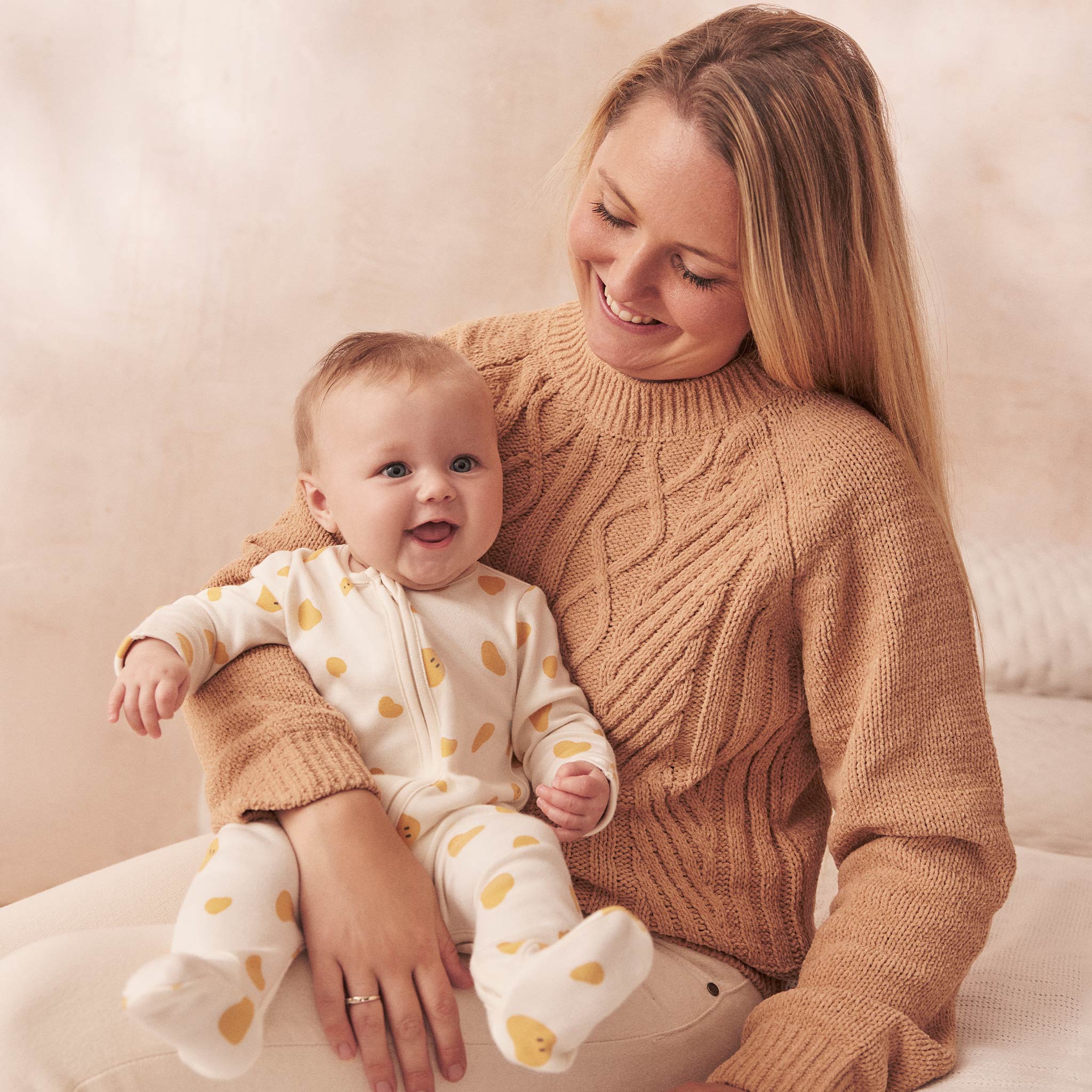 Little Hearts Print Clever Zip Sleepsuit - Image 4