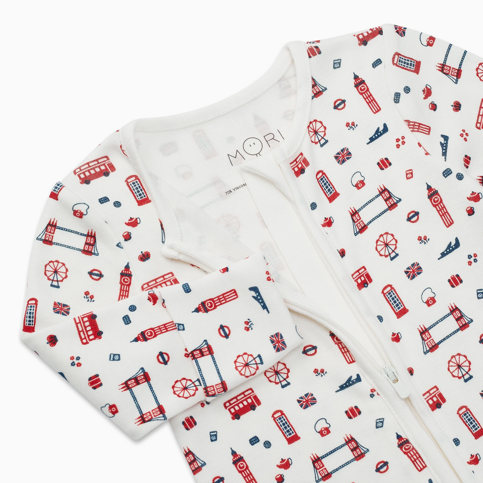 Little London Clever Zip Sleepsuit - Image 3