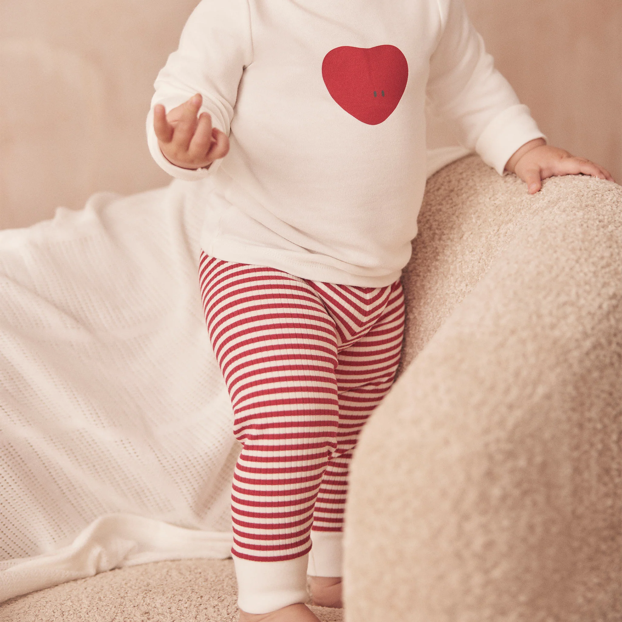 Love Heart & Stripe Pyjamas - Image 4