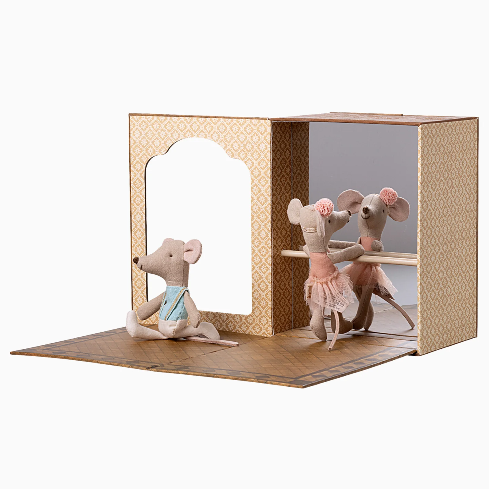 Maileg Ballet Mice In Dance Studio - Image 2
