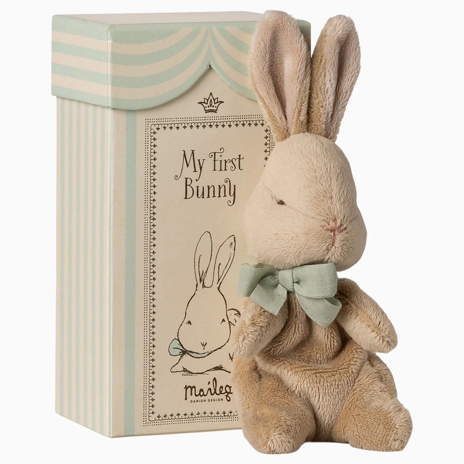 Maileg My First Bunny Soft Toy - Brown