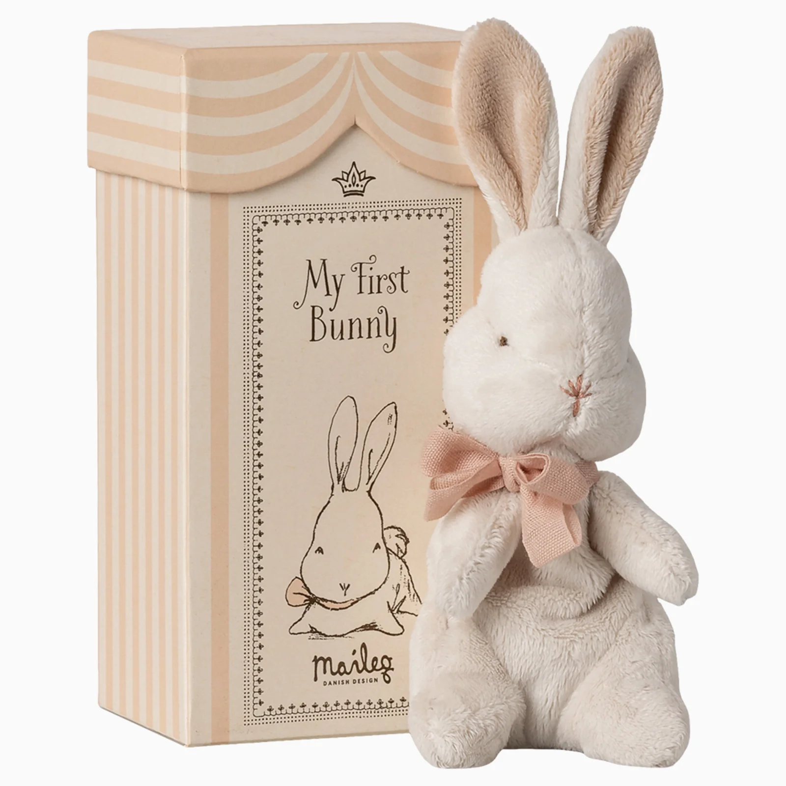 Maileg My First Bunny Soft Toy - Off White