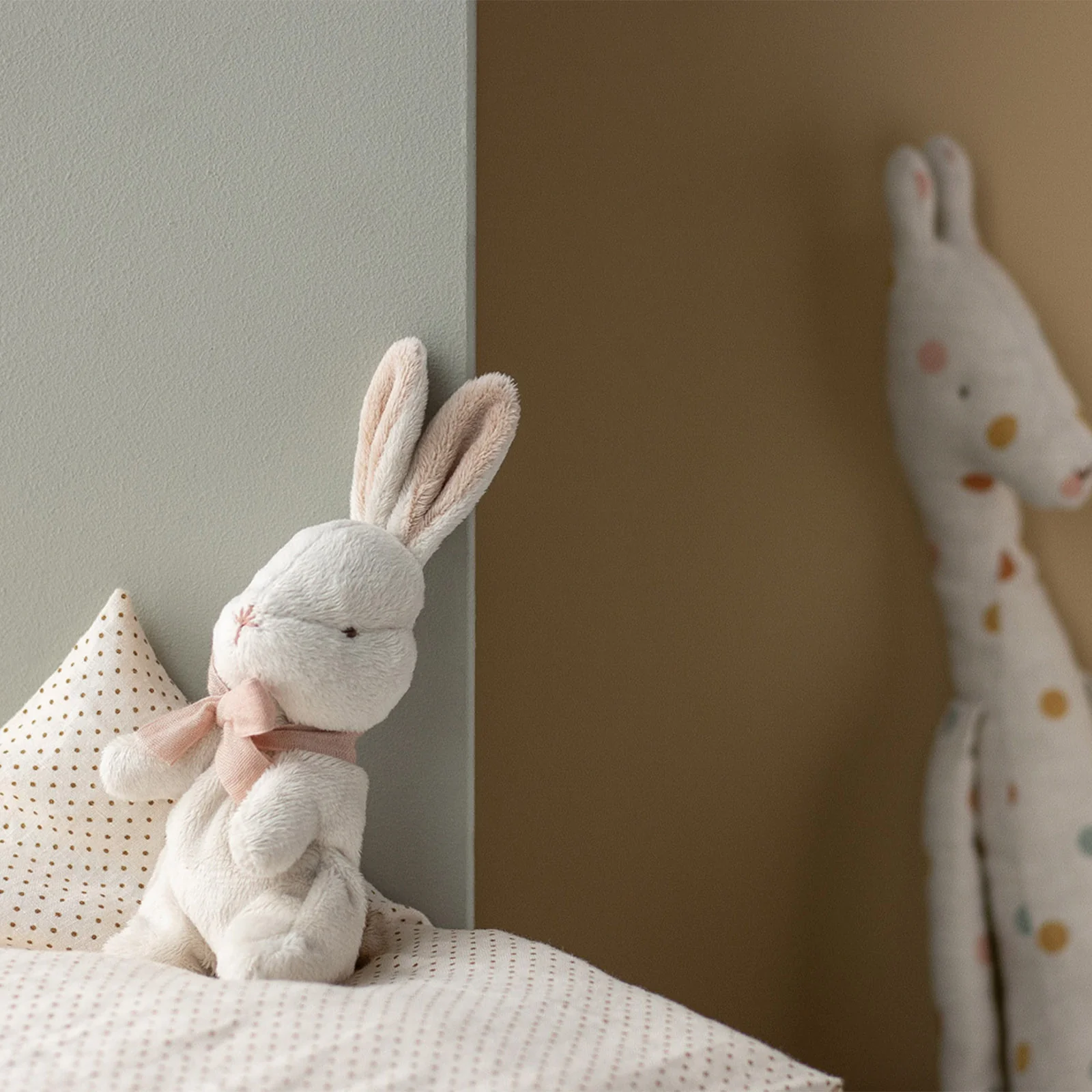 Maileg My First Bunny Soft Toy - Off White - Image 3