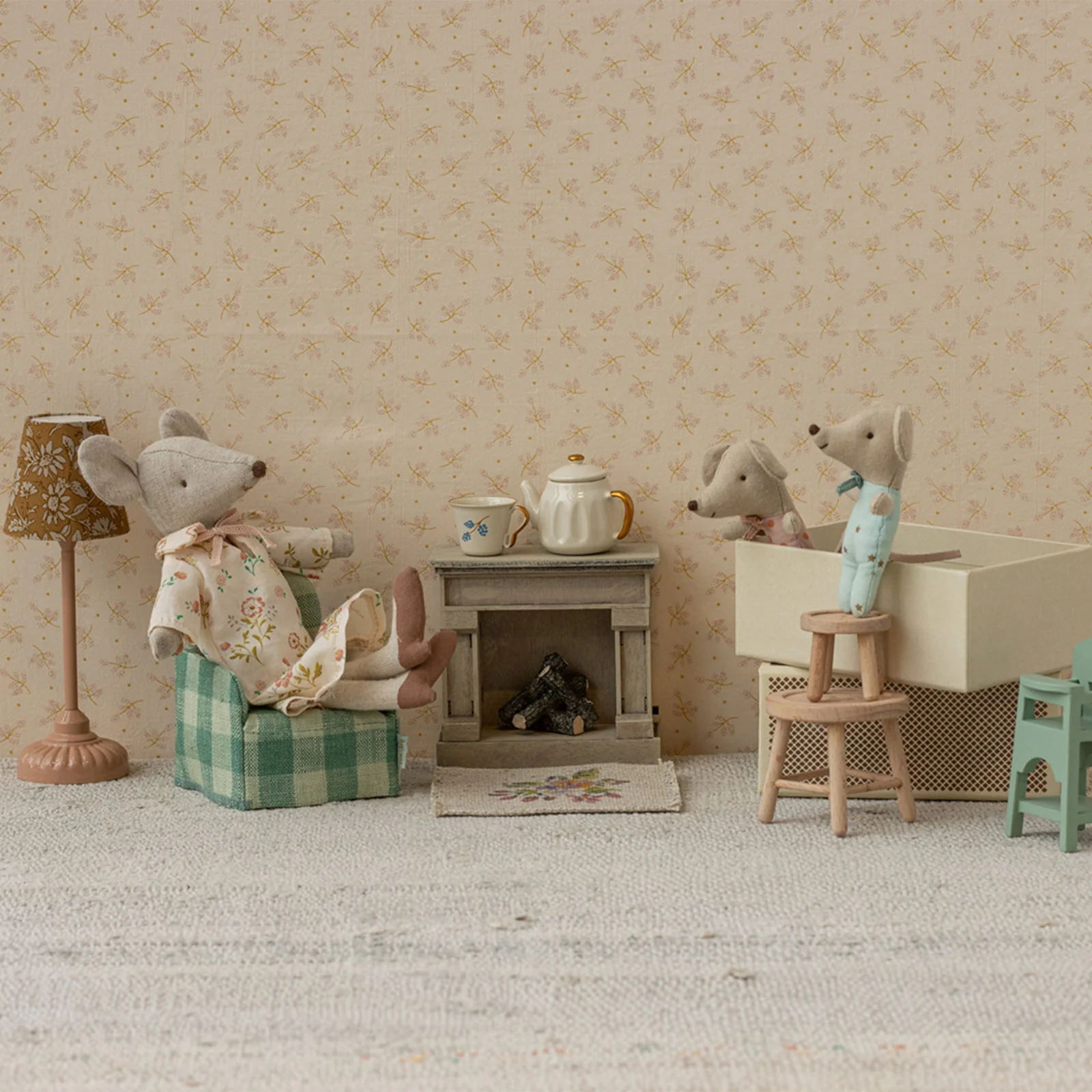Maileg Twins Baby Mice In Matchbox - Image 3